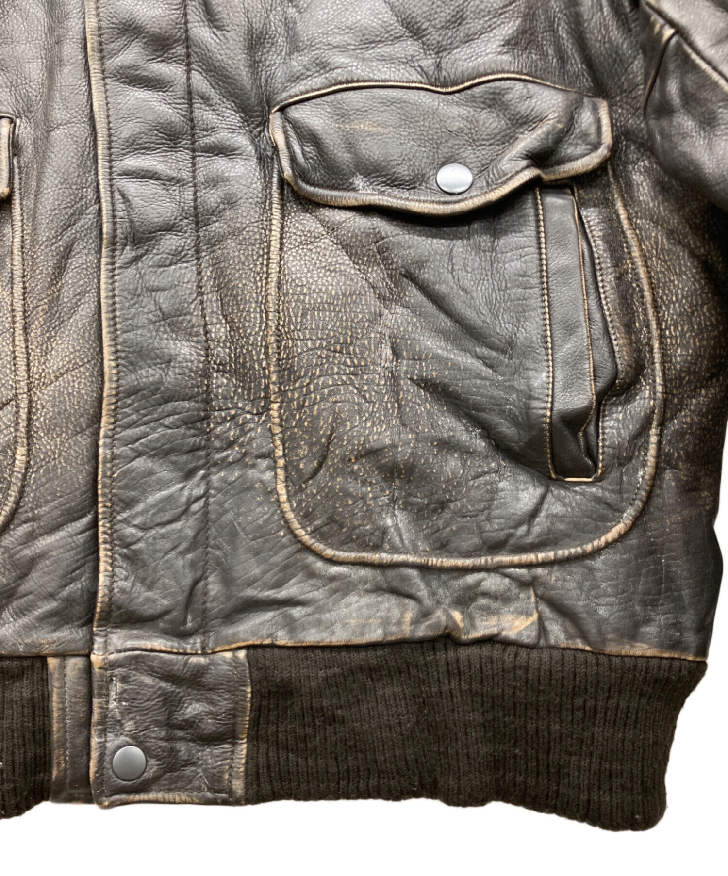 中古・古着通販】OLD NAVY (オールドネイビー) レザージャケット