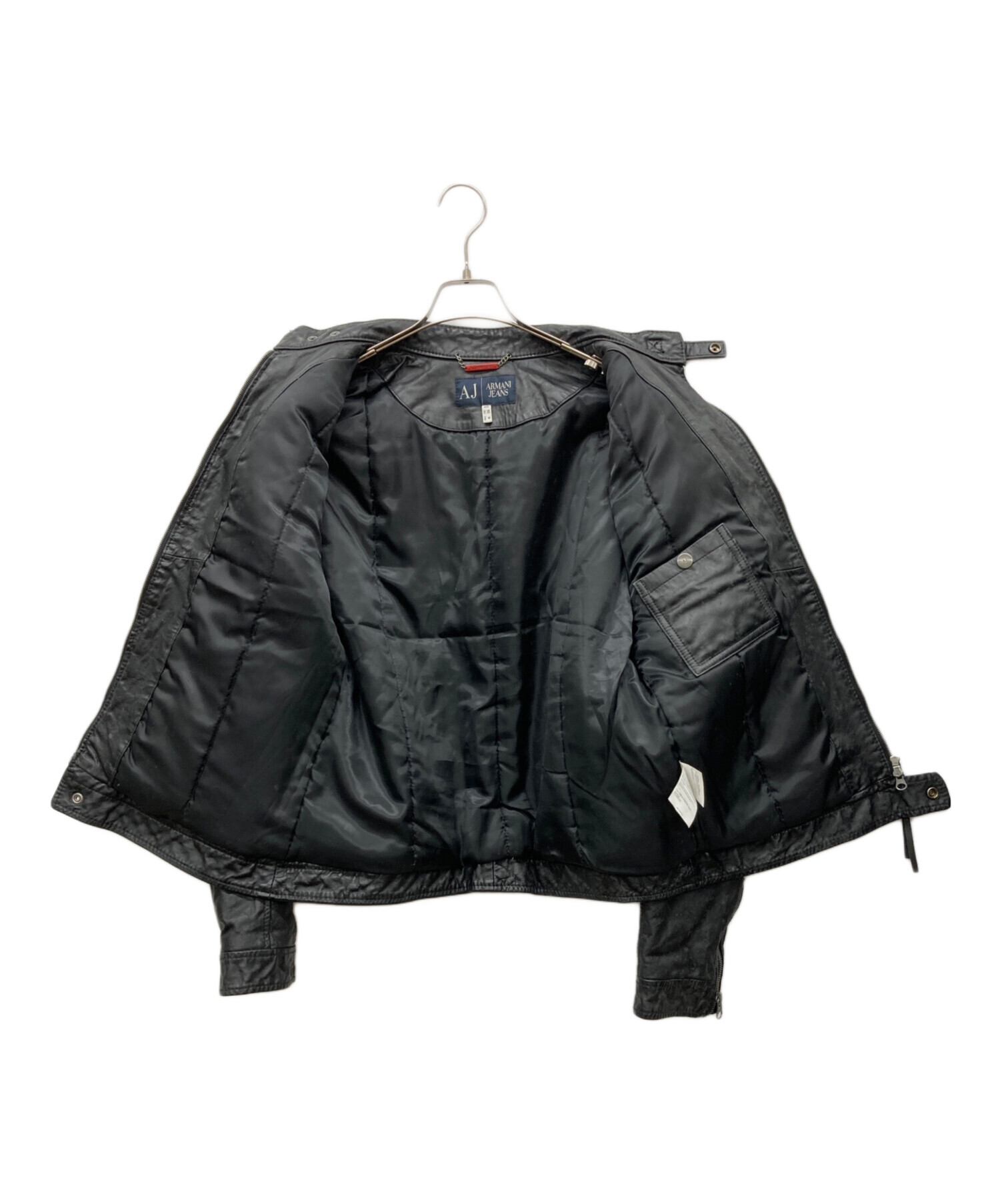 中古・古着通販】ARMANI JEANS (アルマーニジーンズ) レザーライダース