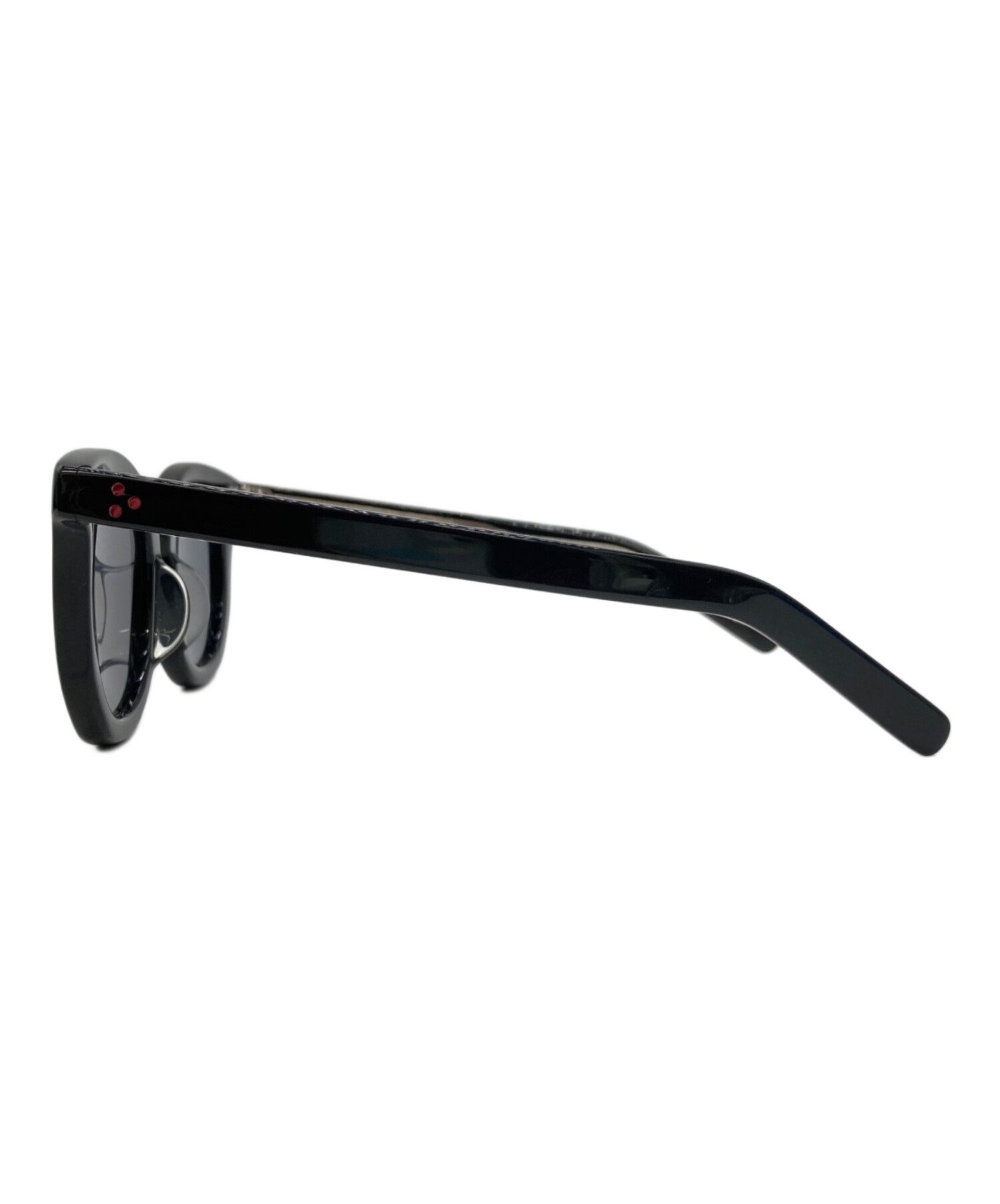 中古・古着通販】CASU eyewear (キャスアイウェア) 黒縁サングラス