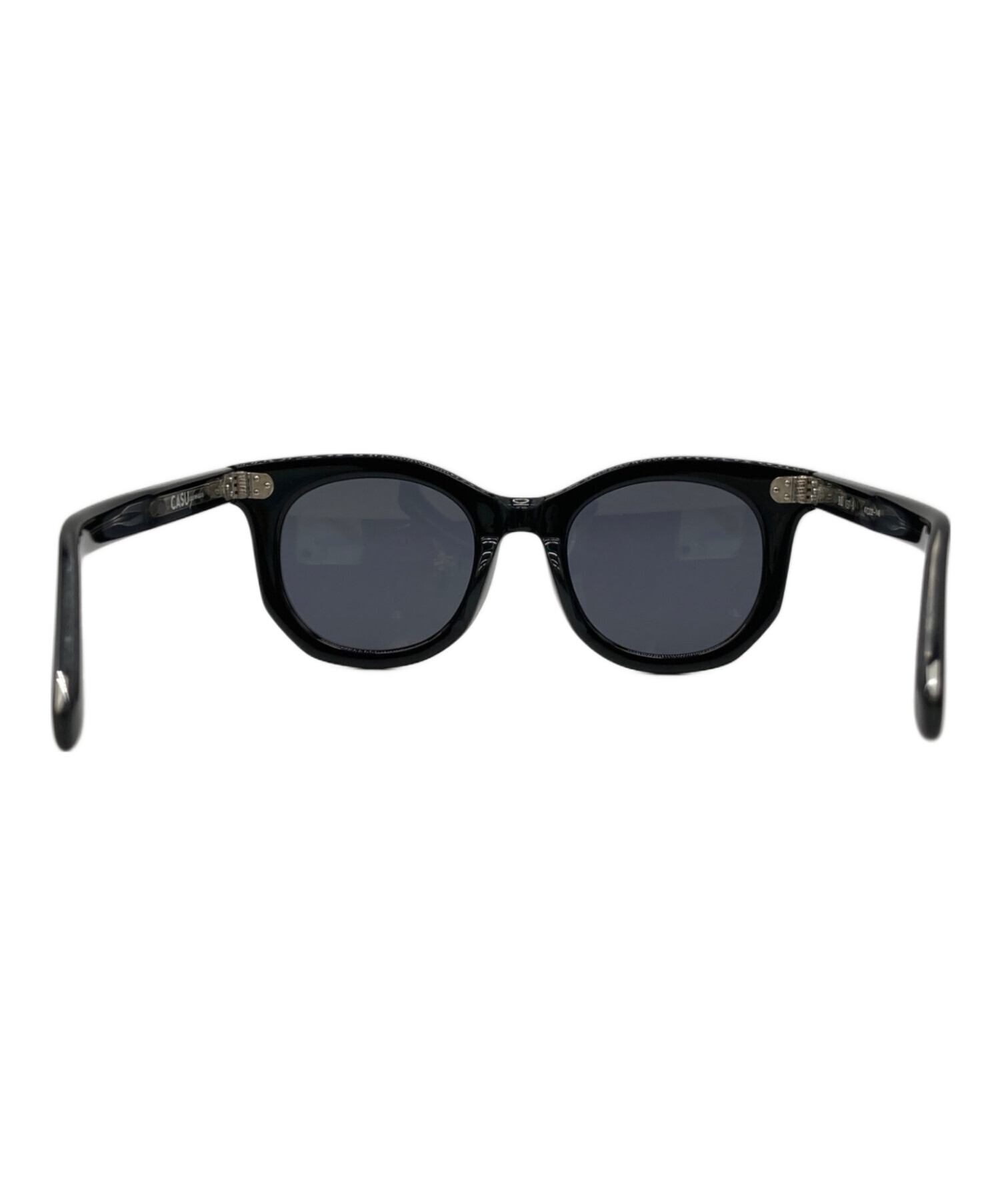 CASU eyewearブラックサングラス 中古・古着通販】CASU eyewear (キャスアイウェア) 黒縁サングラス