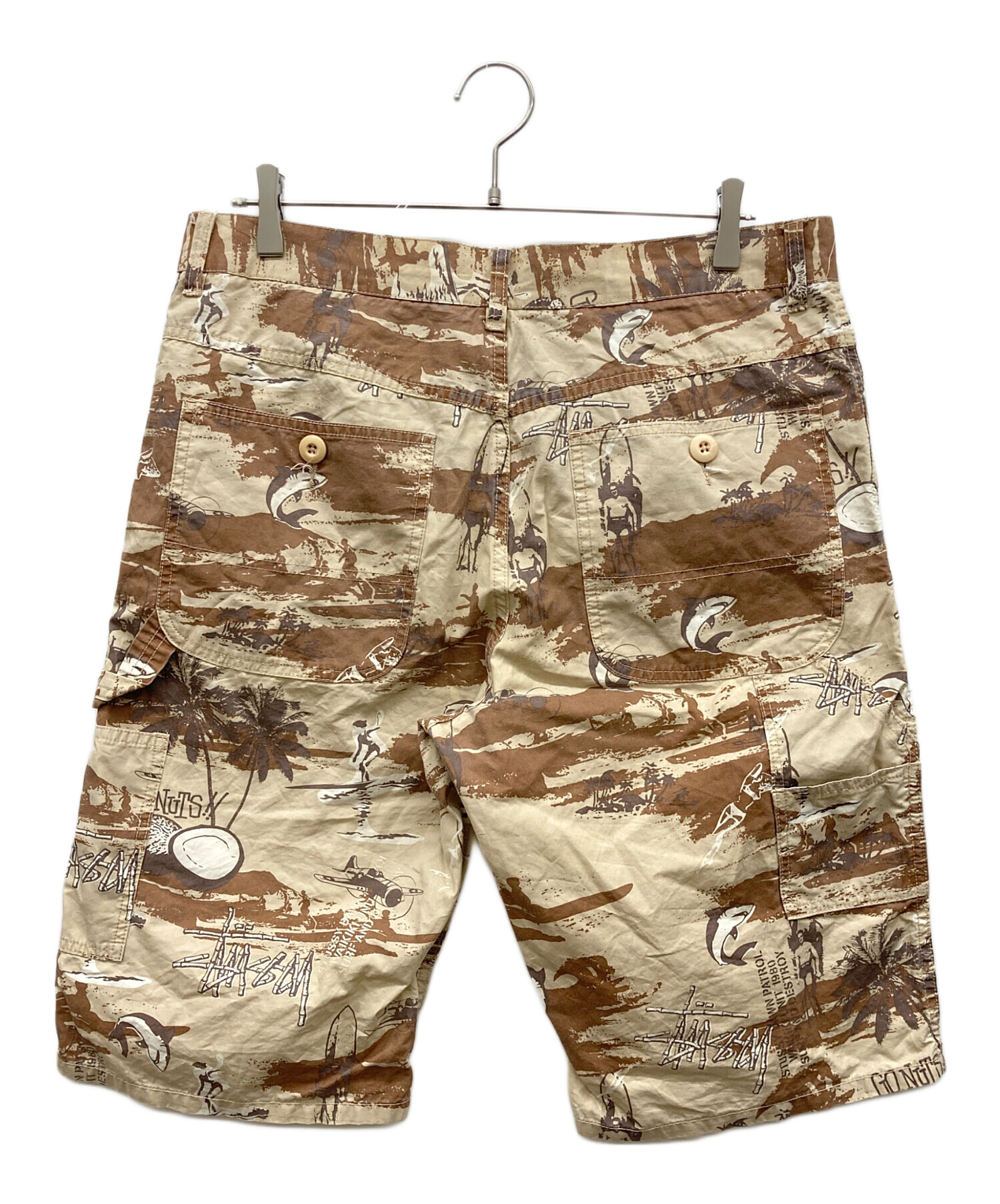 中古・古着通販】stussy (ステューシー) ハーフカモペインターパンツ 