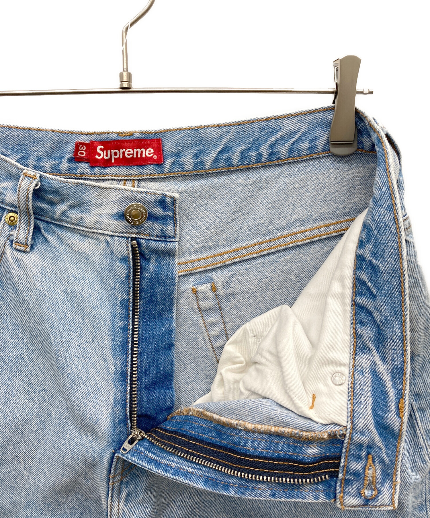 中古・古着通販】SUPREME (シュプリーム) BAGGY JEANS インディゴ