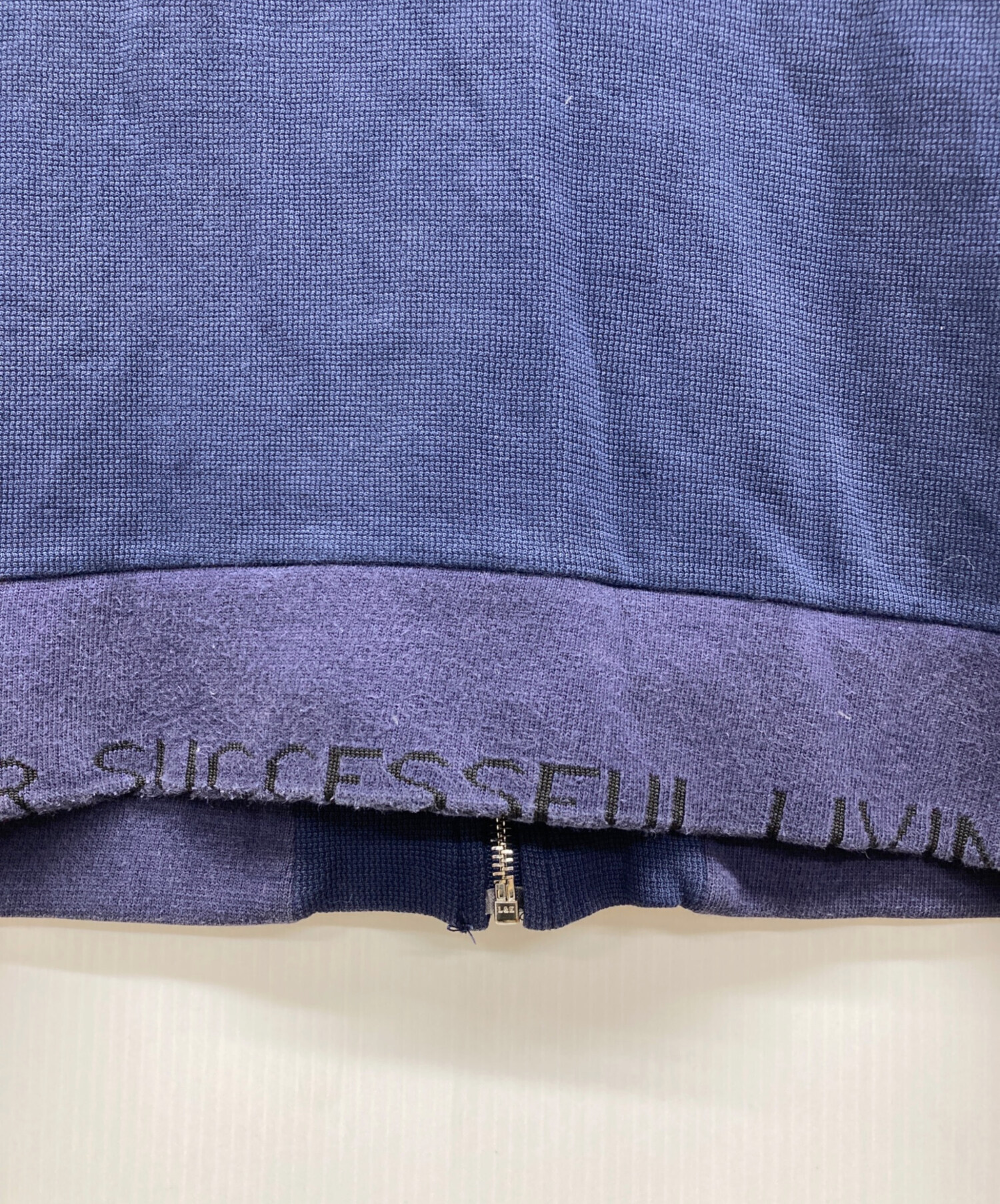 中古・古着通販】DIESEL (ディーゼル) ジップパーカー ネイビー サイズ