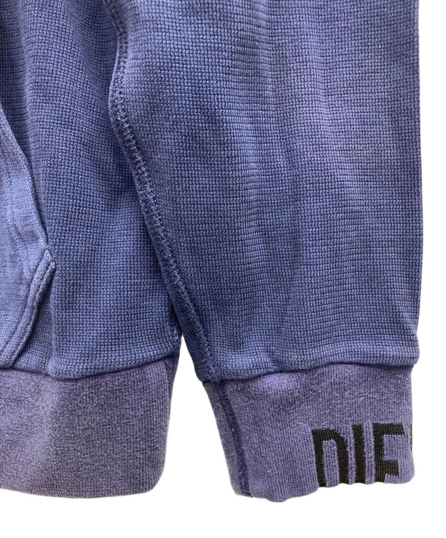 中古・古着通販】DIESEL (ディーゼル) ジップパーカー ネイビー サイズ