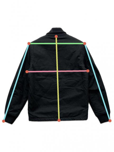 中古・古着通販】stussy (ステューシー) デッキジャケット ブラック