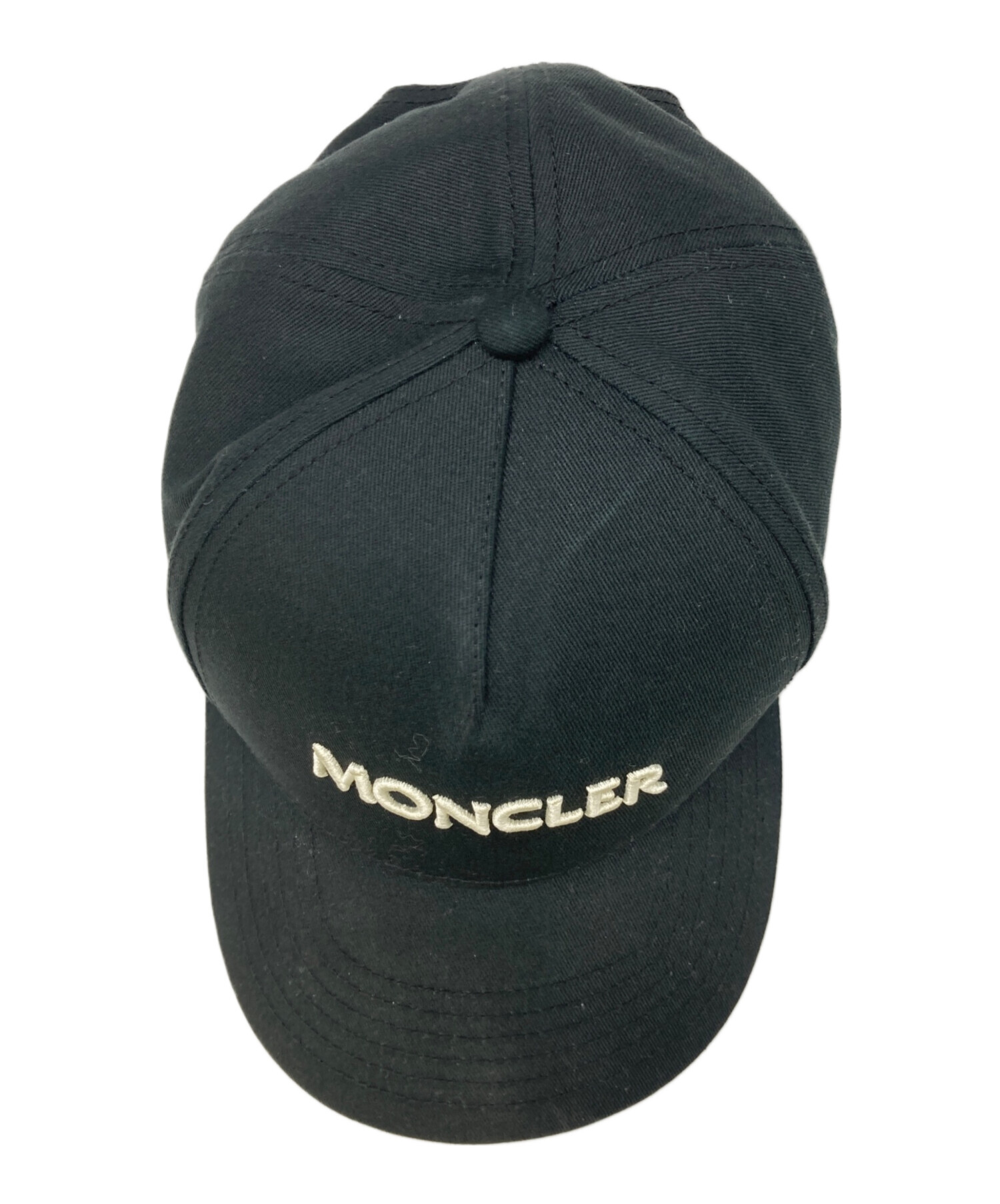 中古・古着通販】MONCLER (モンクレール) LOGO BASEBALL CAP ブラック