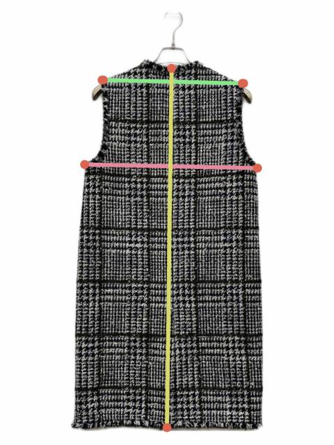 中古・古着通販】PLST (プラステ) ツイードロングジレ ホワイト