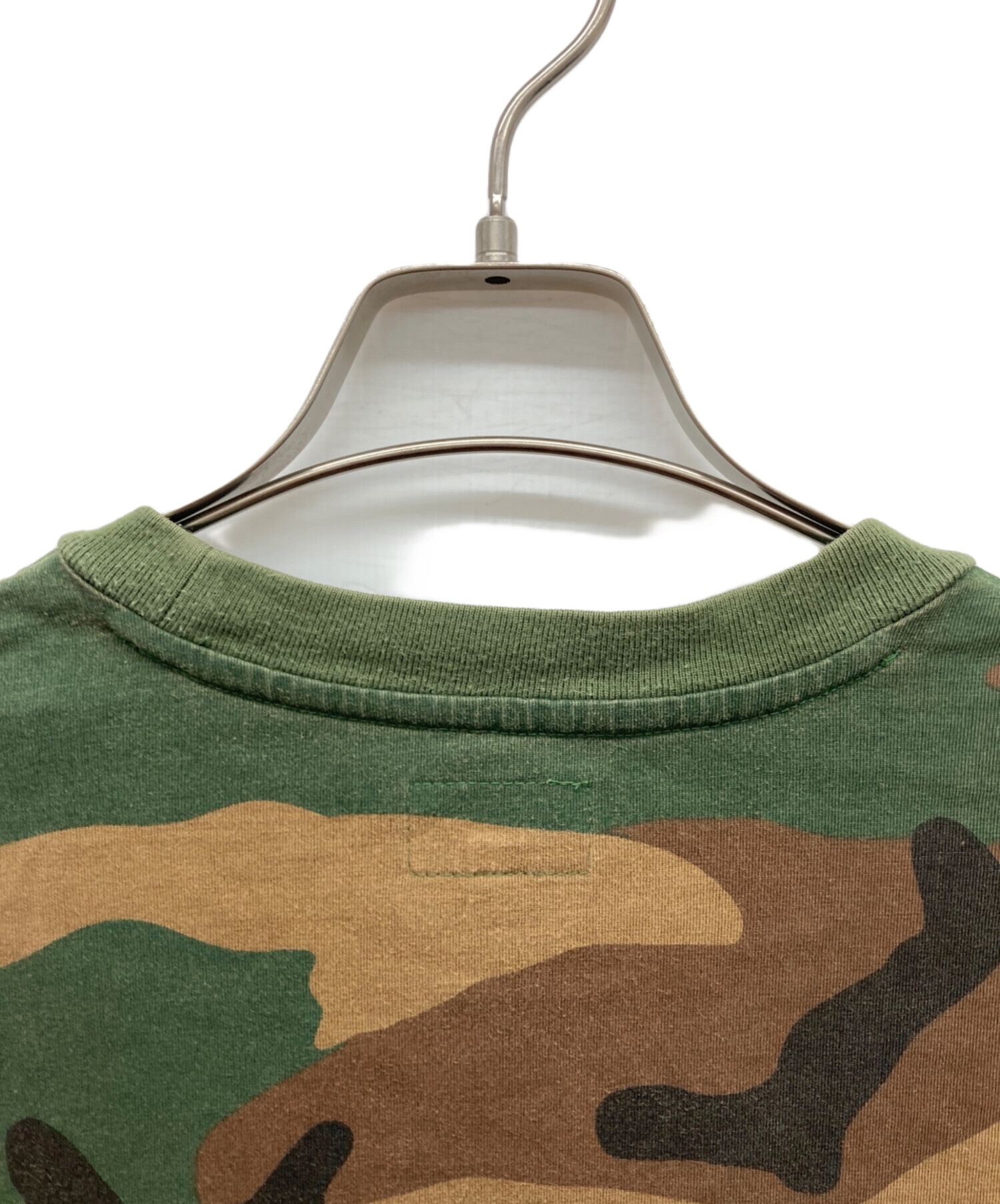 中古・古着通販】SUPREME (シュプリーム) 迷彩柄Tシャツ 18SS グリーン