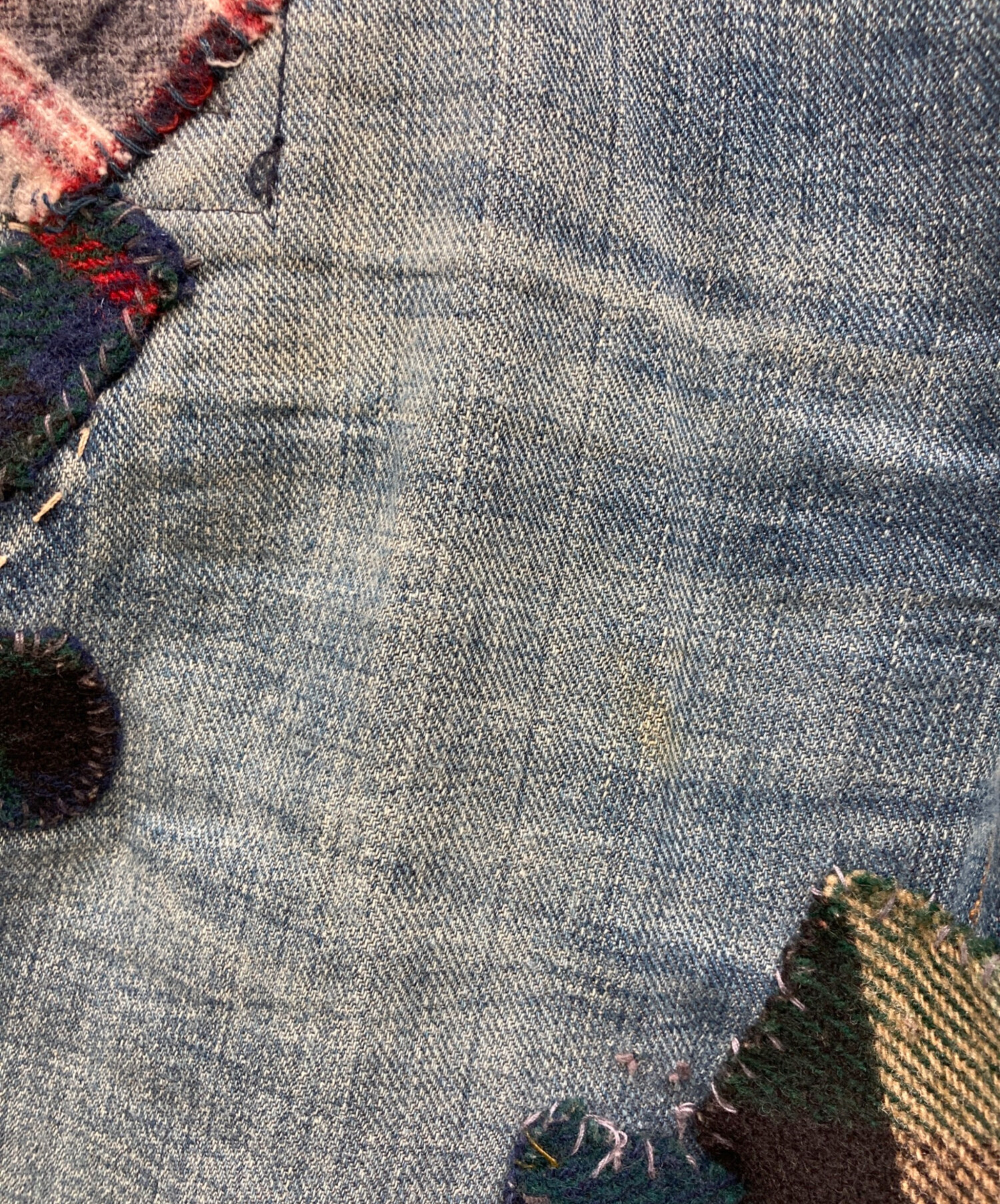 Ralph Lauren パッチワークデニム　メンズ　34／30 Ralph Lauren パッチワークデニム メンズ 34／30 Ralph Lauren パッチ