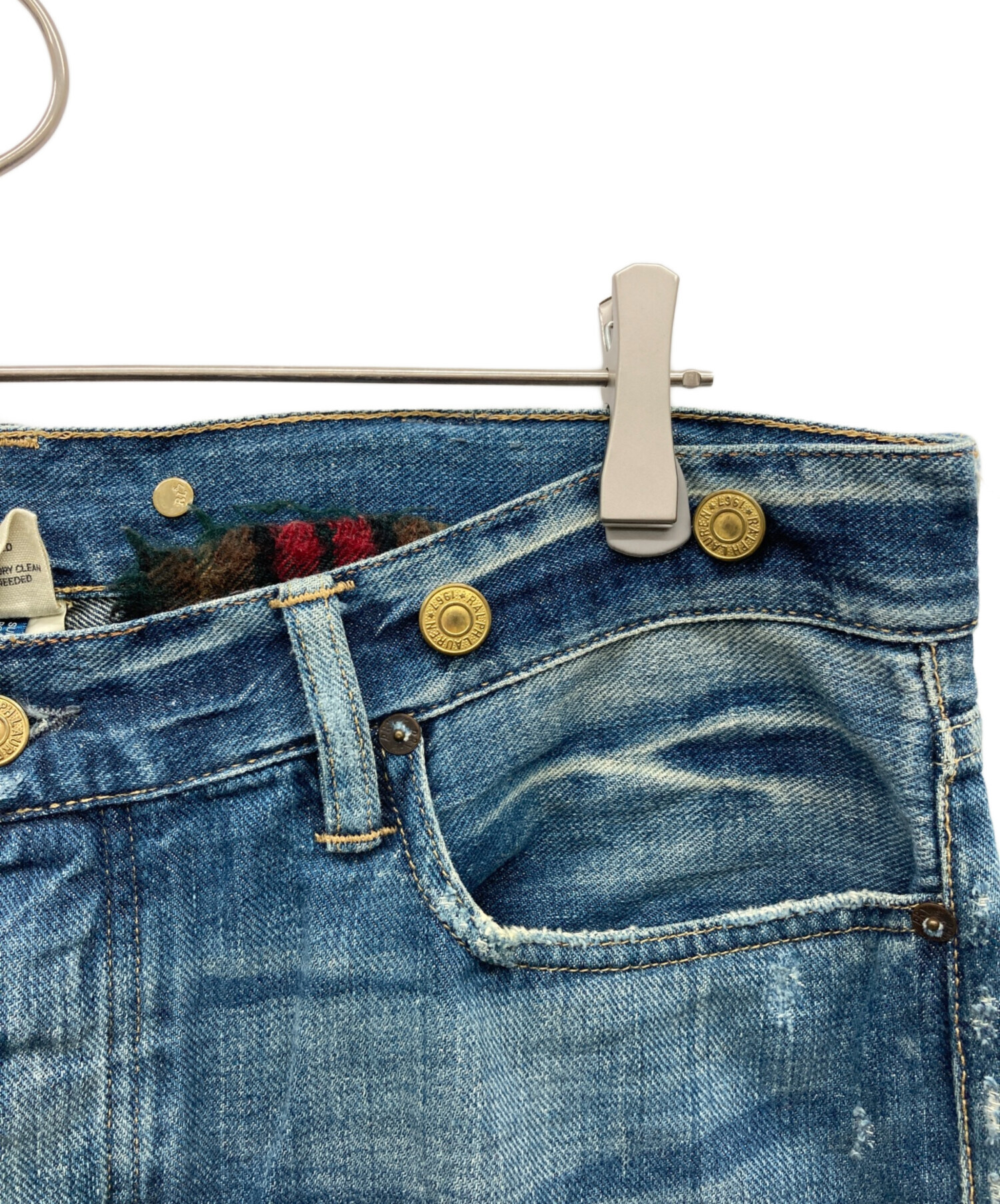 Ralph Lauren パッチワークデニム　メンズ　34／30 中古・古着通販】POLO RALPH LAUREN (ポロ・ラルフローレン) パッチ