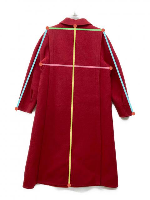 中古・古着通販】HERNO (ヘルノ) カシミヤコート レッド サイズ:不明