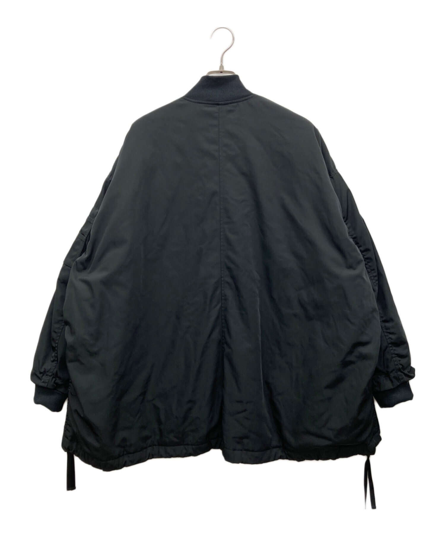 中古・古着通販】BEARDSLEY (ビアズリー) フレアMA-1ブルゾン ブラック