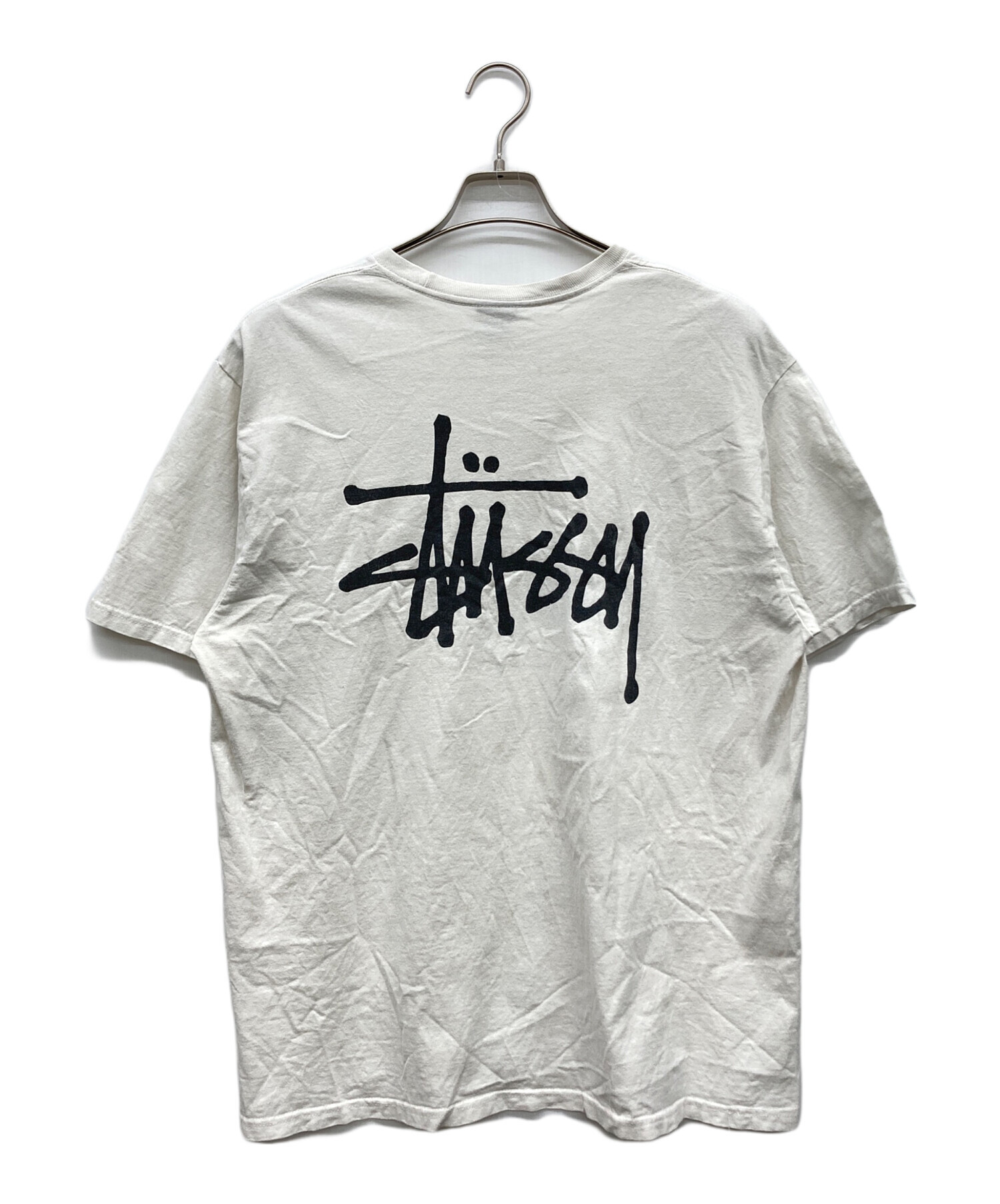 中古・古着通販】stussy (ステューシー) ロゴプリントTシャツ ホワイト 