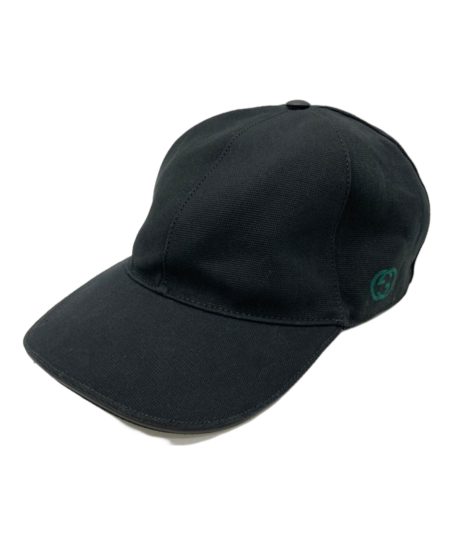 中古・古着通販】GUCCI (グッチ) キャップ ブラック｜ブランド・古着