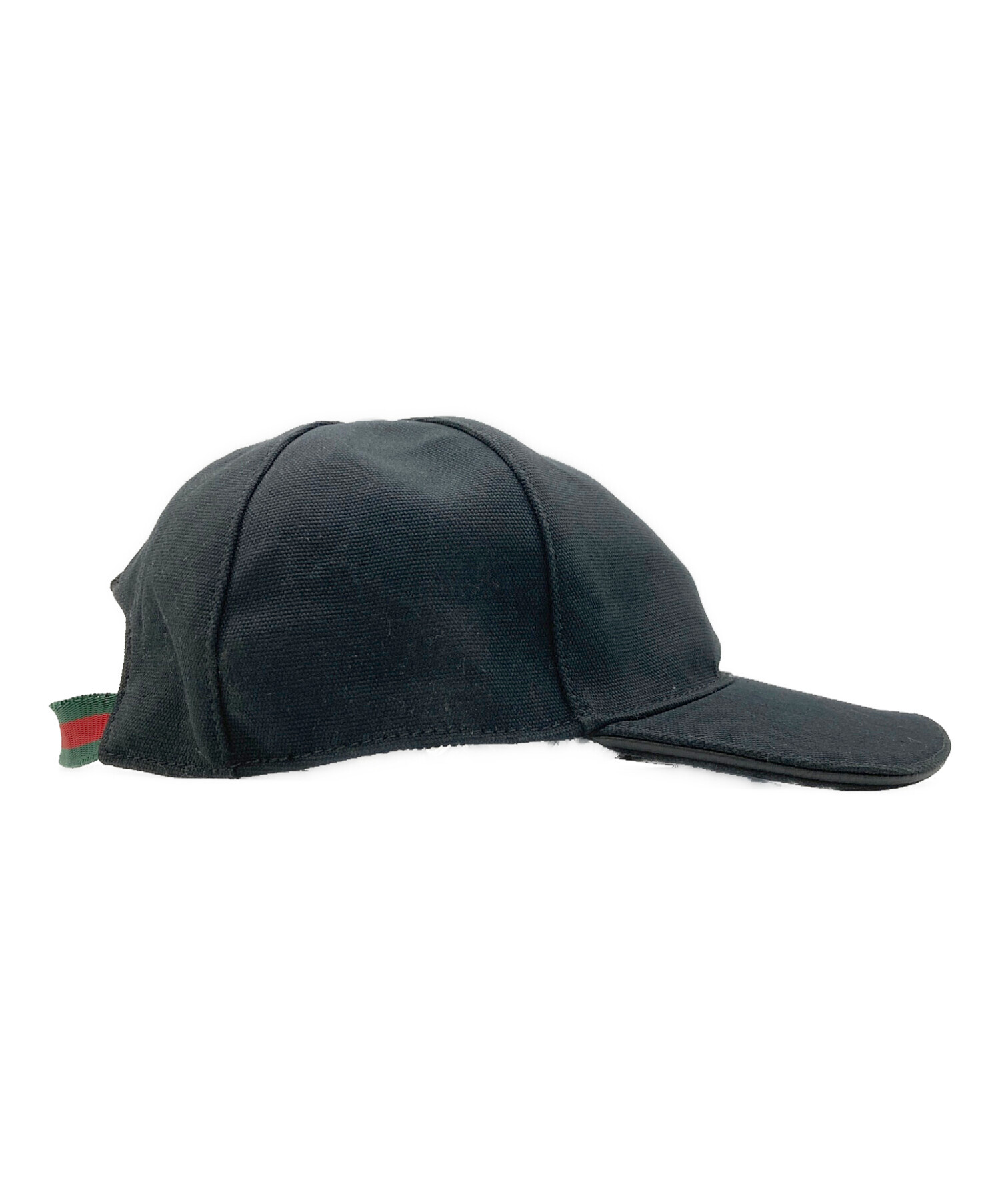 Gucci ブラック キャップ 中古・古着通販】GUCCI (グッチ) キャップ ブラック｜ブランド・古着