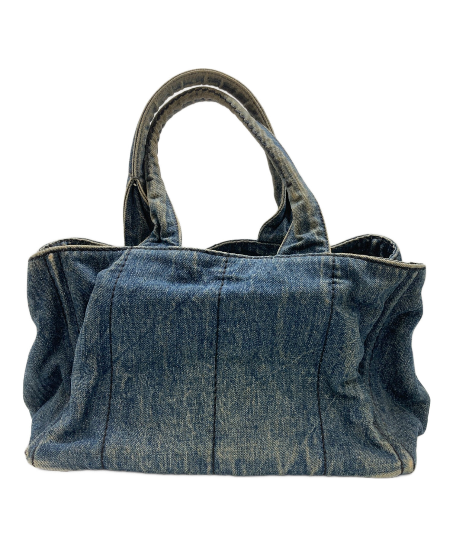 中古・古着通販】PRADA (プラダ) デニムトートバッグ インディゴ 