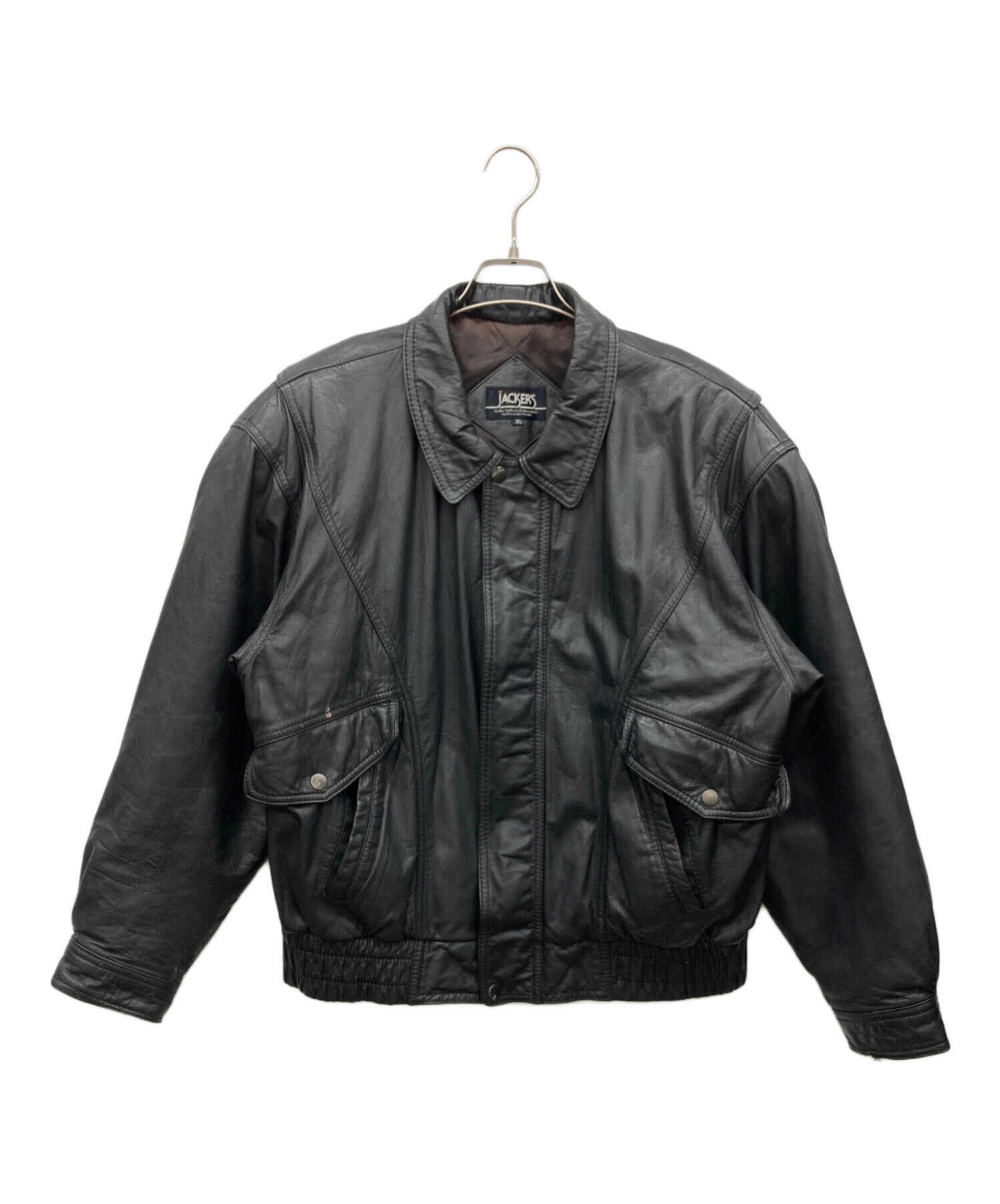 中古・古着通販】jacker's (ジャッカーズ) レザーフライトジャケット