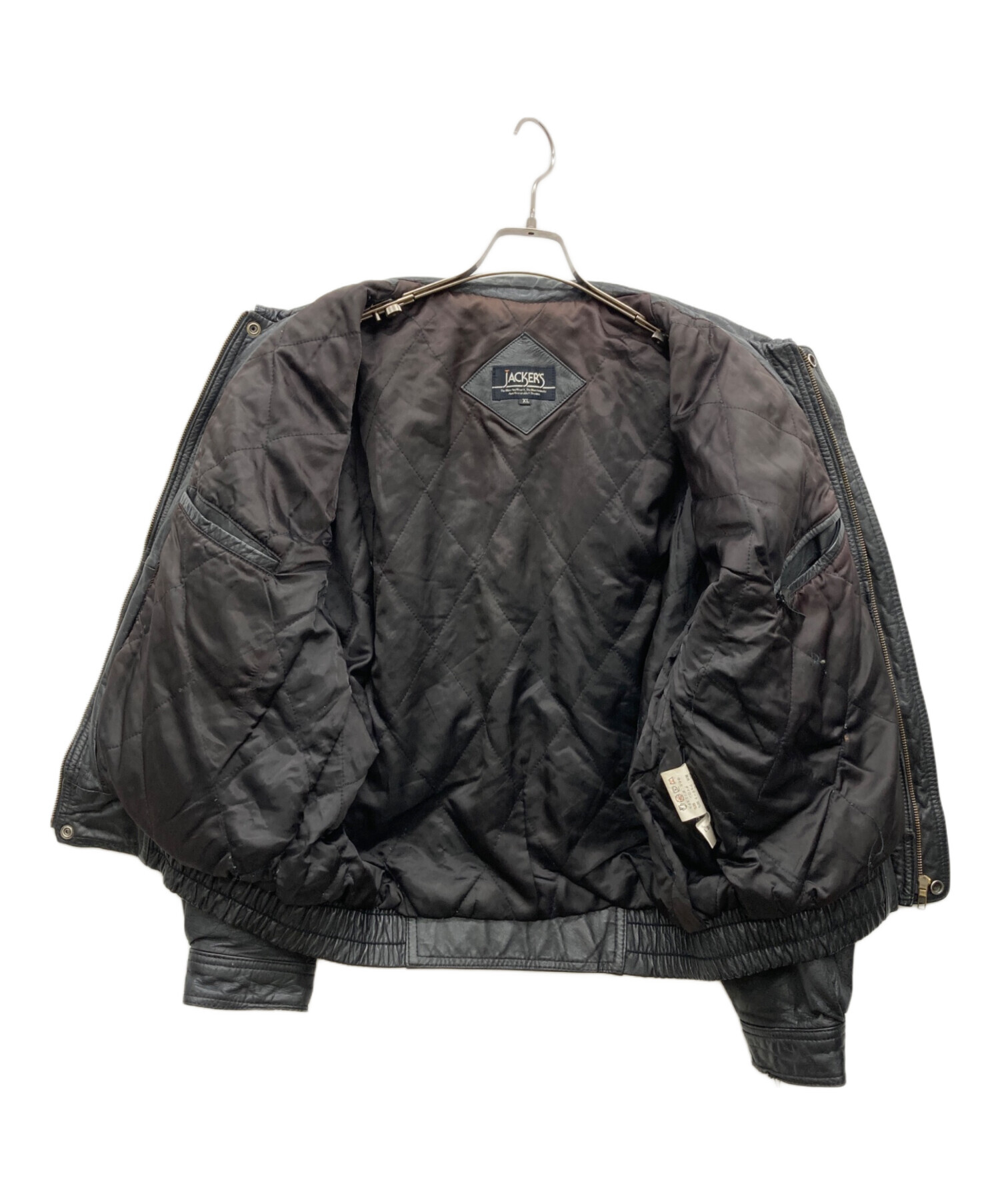 中古・古着通販】jacker's (ジャッカーズ) レザーフライトジャケット