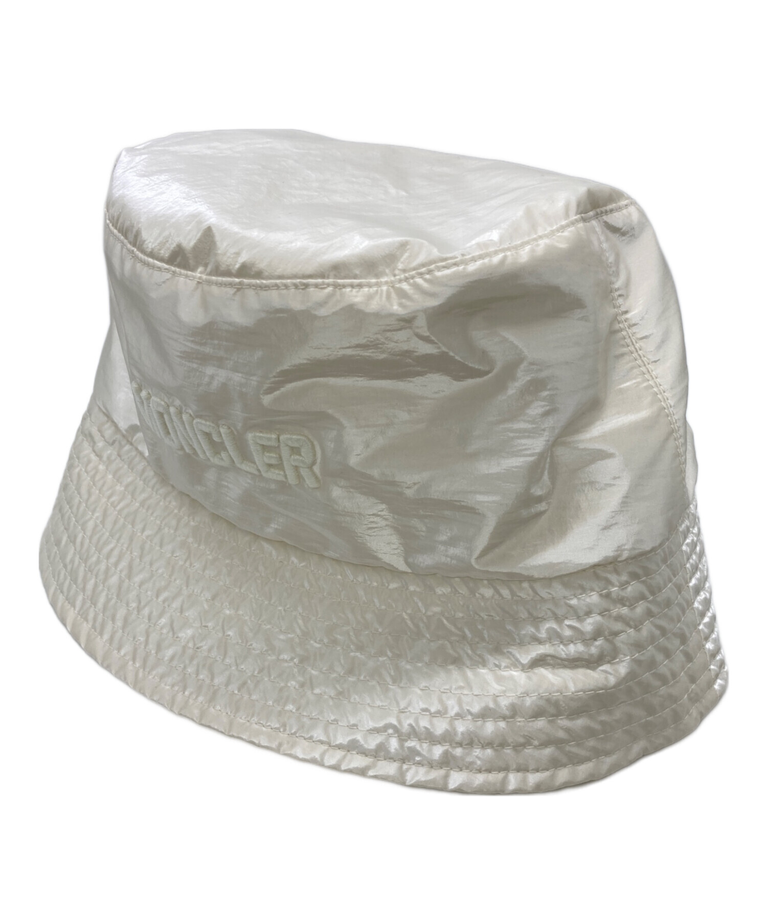 中古・古着通販】MONCLER (モンクレール) バケットハット ホワイト
