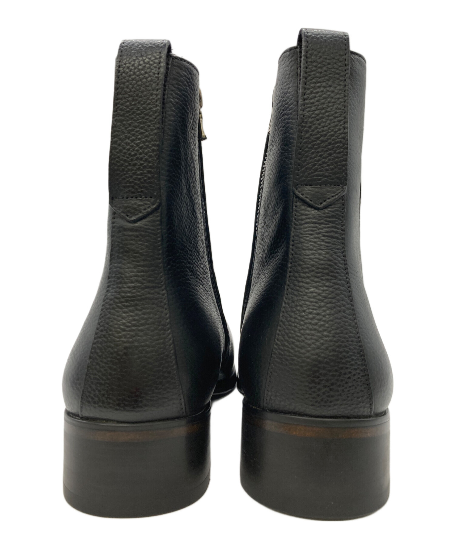 中古・古着通販】Llife (ライフ) SLIGHT SQUARE ZIP BOOTS ブラック