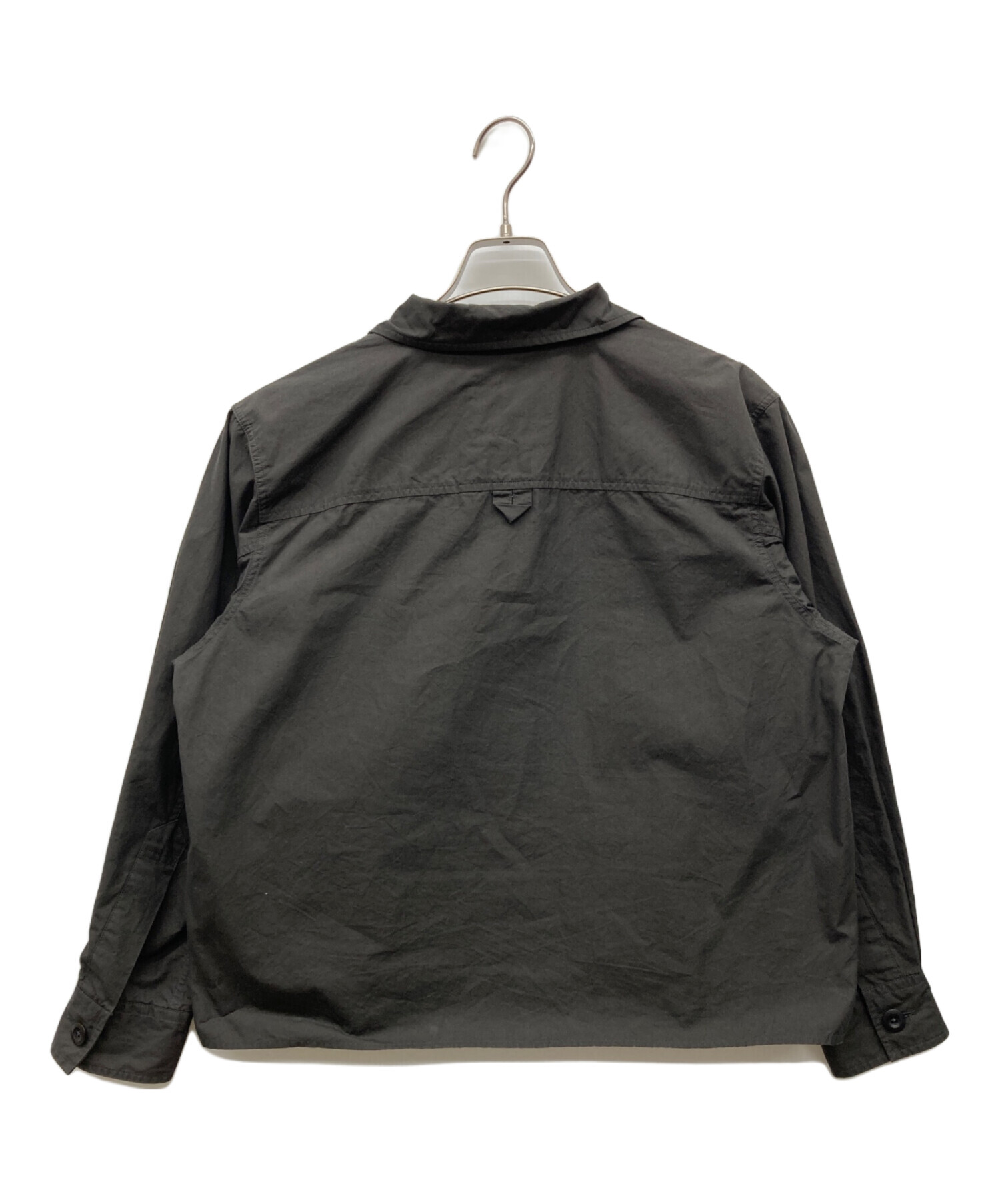 中古・古着通販】MHL (エムエイチエル) シャツジャケット ブラック  