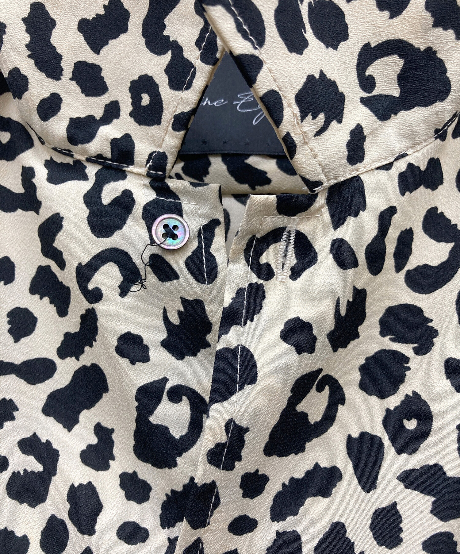 中古・古着通販】nine eight (ナインエイト) レオパード柄シャツ