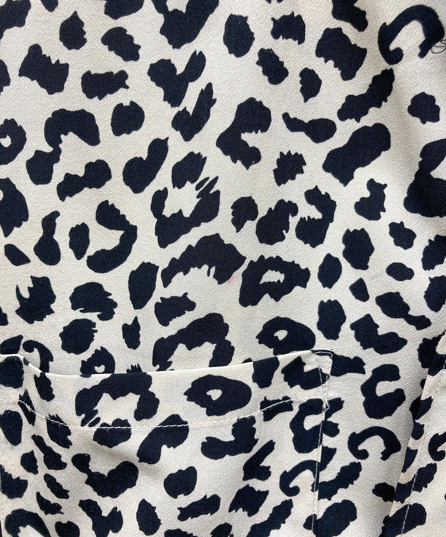 中古・古着通販】nine eight (ナインエイト) レオパード柄シャツ