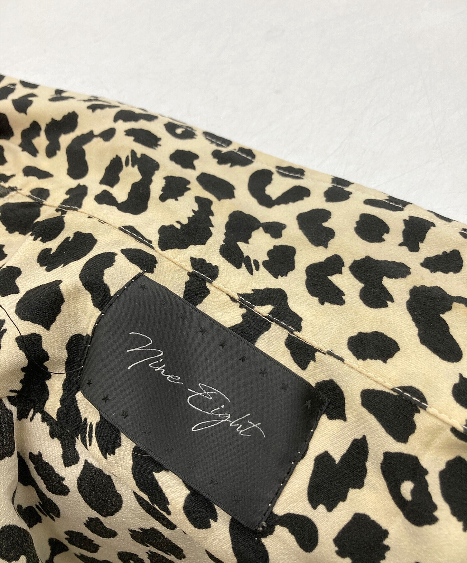 中古・古着通販】nine eight (ナインエイト) レオパード柄シャツ