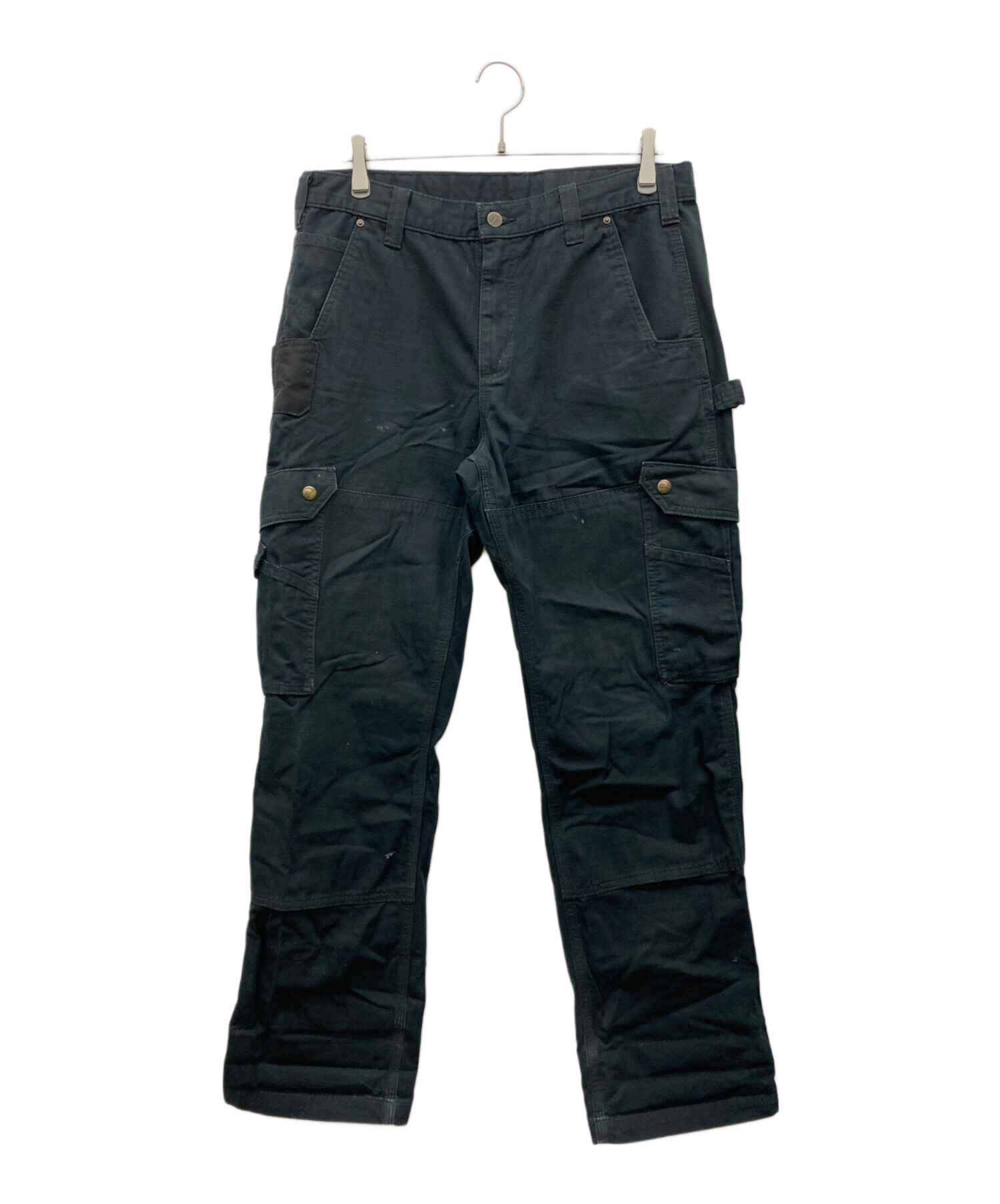 中古・古着通販】CarHartt (カーハート) カーゴパンツ ブラック サイズ 
