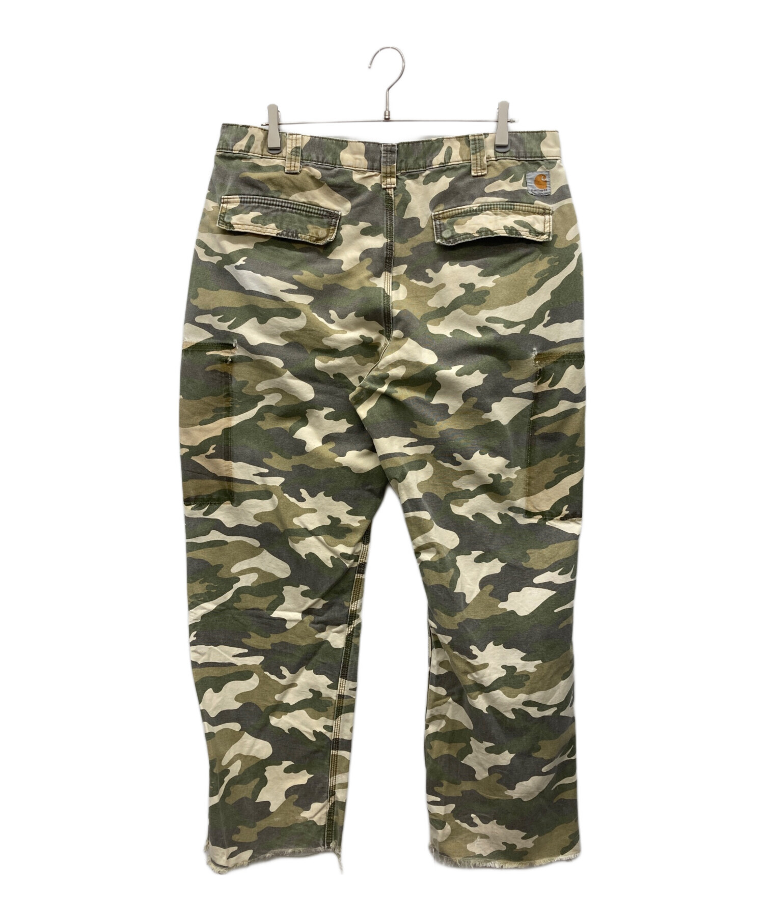 中古・古着通販】CarHartt (カーハート) カットオフカモ柄カーゴパンツ 