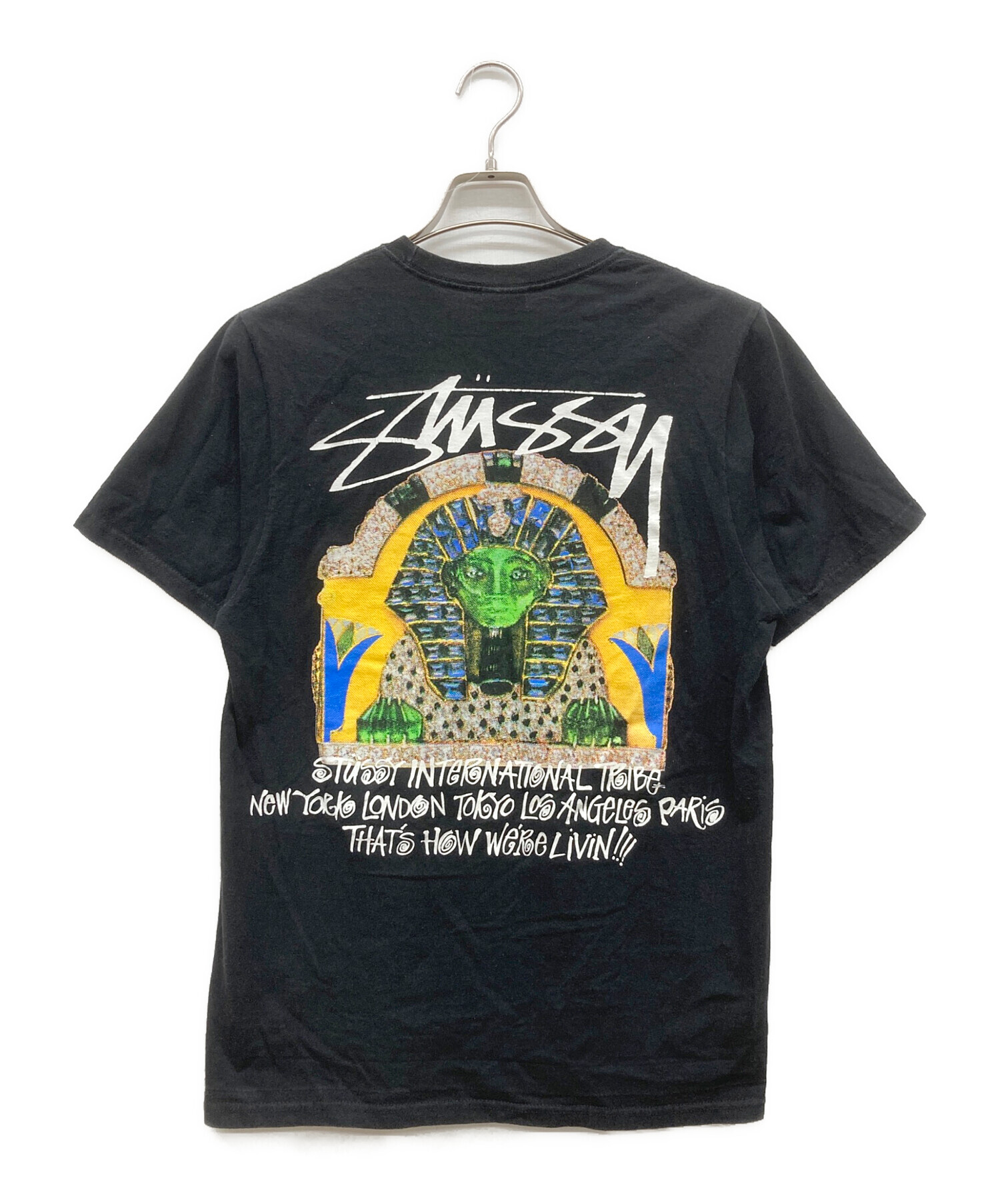 中古・古着通販】stussy (ステューシー) SPHINX TEE ブラック サイズ:S 