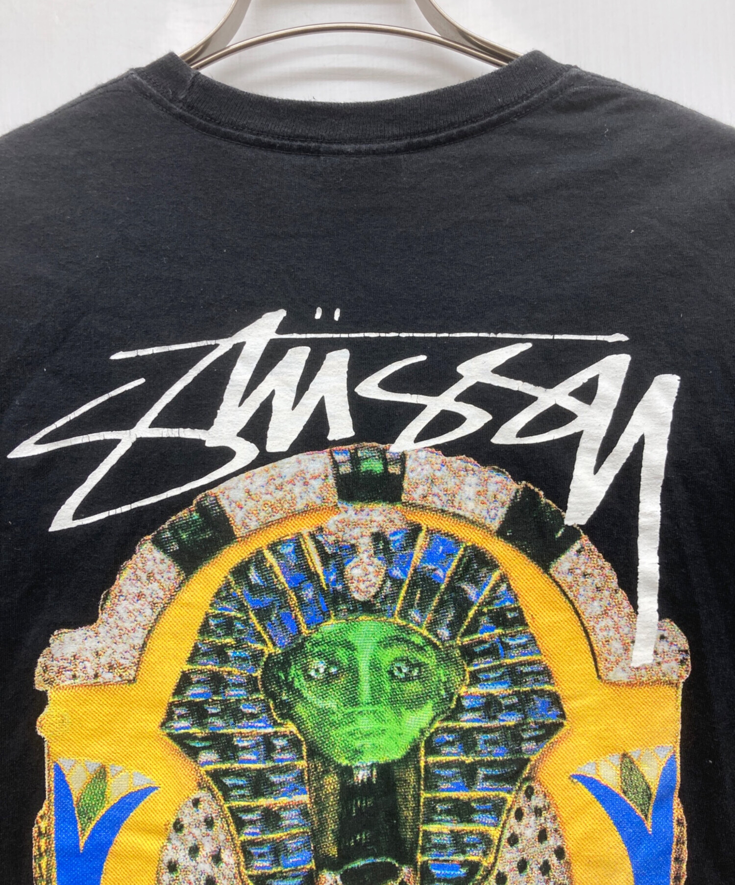 値下げ済みです。stussy フラッグ ☆非売品☆ 中古・古着通販】stussy (ステューシー) SPHINX TEE ブラック サイズ:S