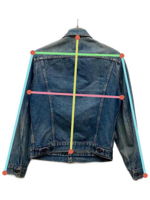 中古・古着通販】LEVI'S (リーバイス) デニムジャケット インディゴ