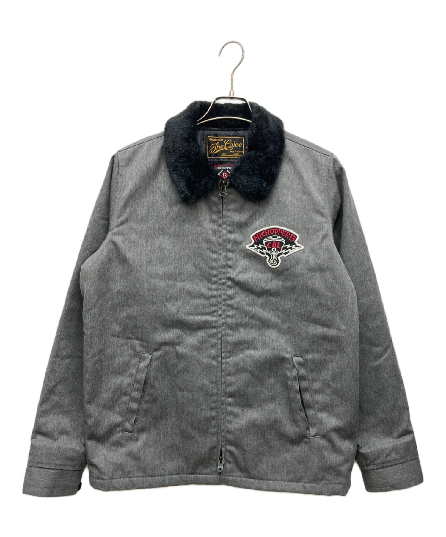 【美品】 calee キャリー ジャケット 総柄 ヘビーウェイト 中綿 サイズM 中古・古着通販】CALEE (キャリー) 中綿ジャケット グレー サイズ:L