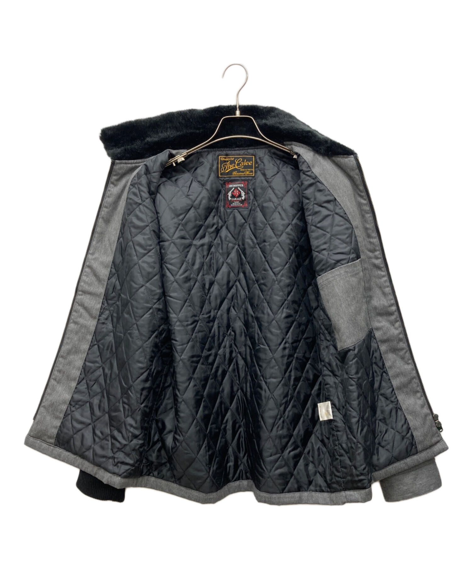 中古・古着通販】CALEE (キャリー) 中綿ジャケット グレー サイズ:L