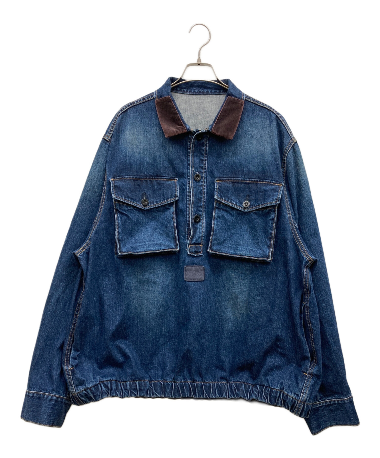 中古・古着通販】sacai (サカイ) デニムプルオーバージャケット