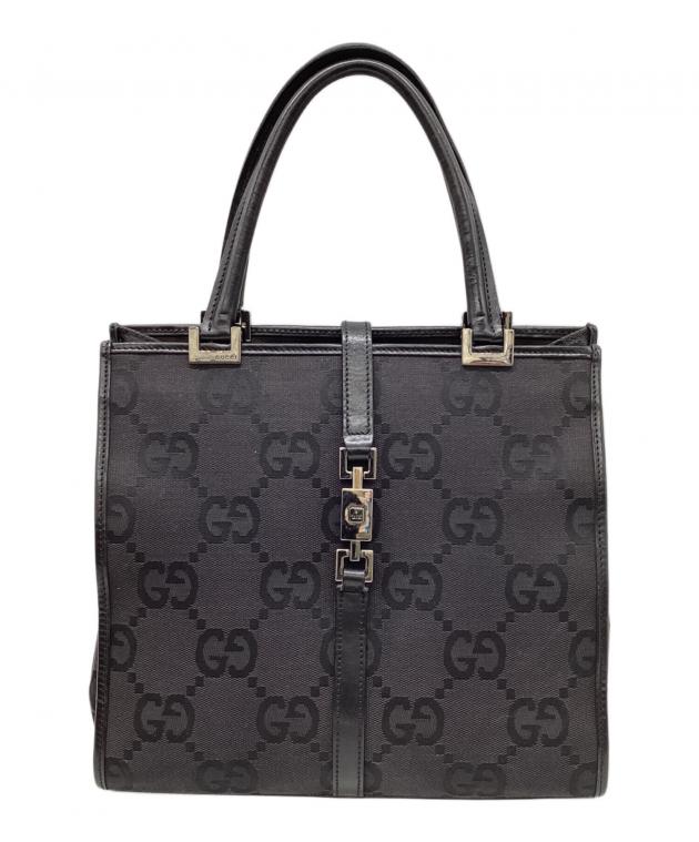 【週末限定価格】GUCCI グッチ　フローラ　ブラック　ジャッキー 中古・古着通販】GUCCI (グッチ) ジャッキー ブラック｜ブランド・古着