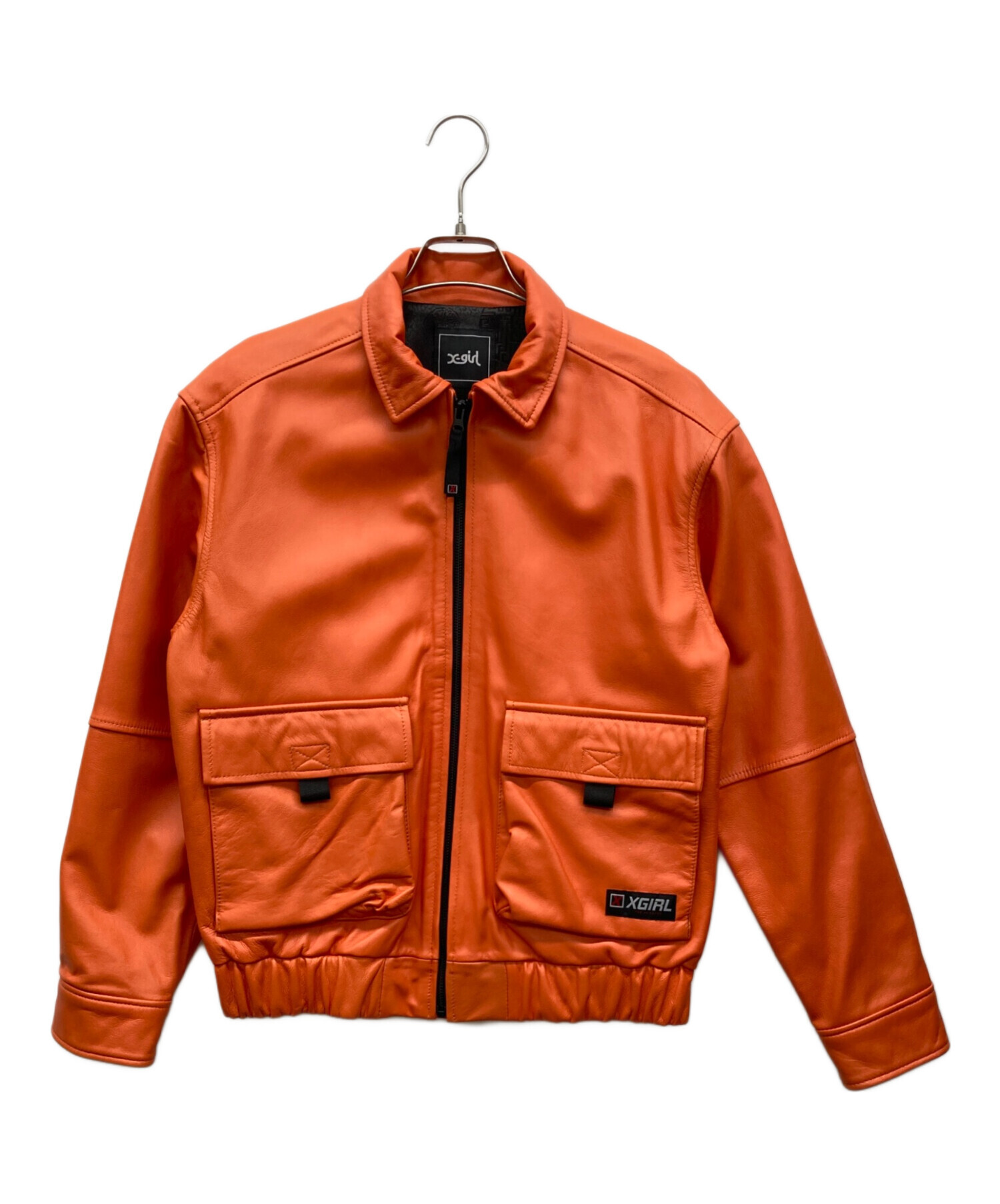 中古・古着通販】X-girl (エックスガール) ZIPUP LEATHER JACKET