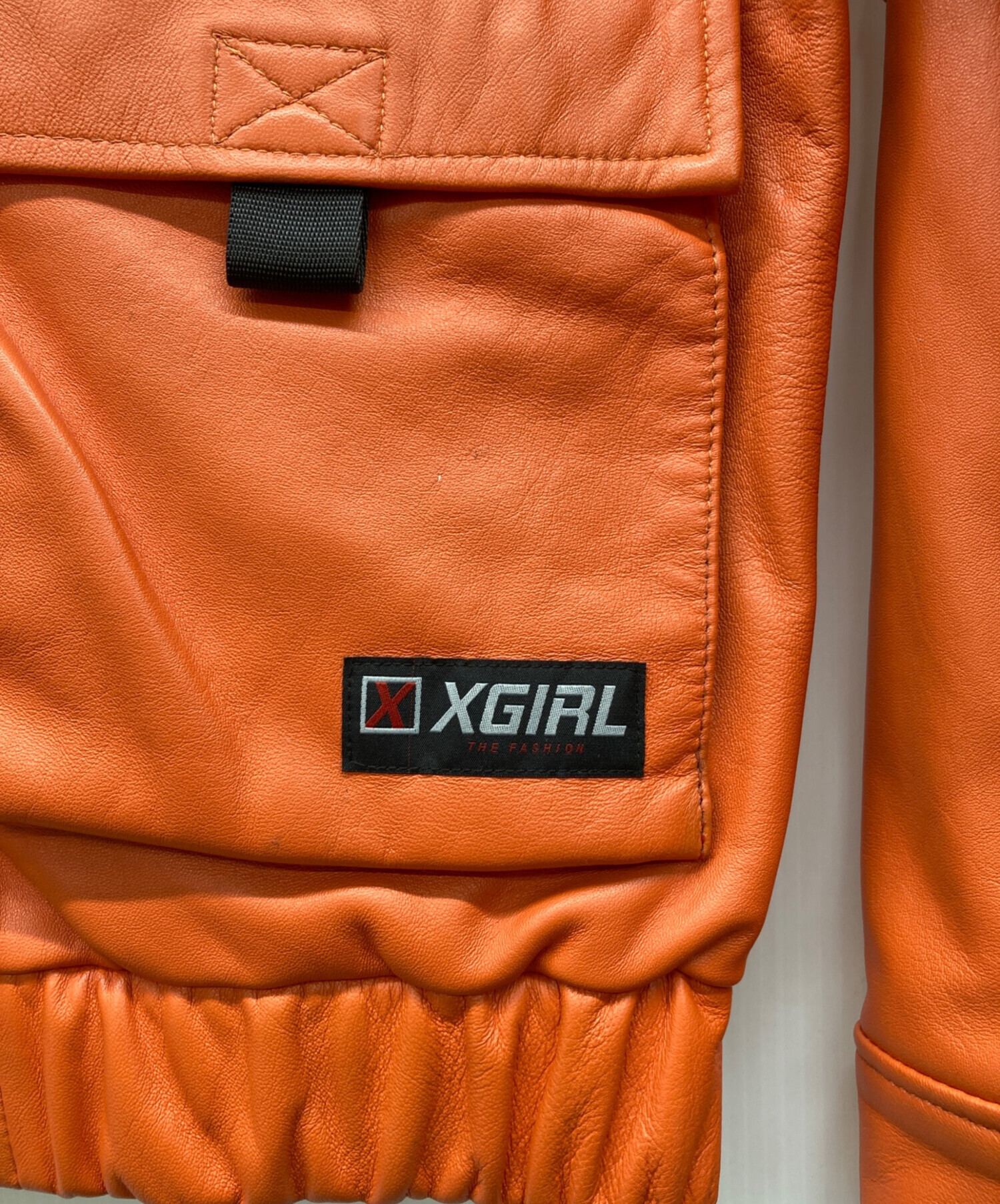 中古・古着通販】X-girl (エックスガール) ZIPUP LEATHER JACKET