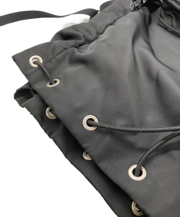 中古・古着通販】PRADA (プラダ) ナイロンリュック ブラック｜ブランド