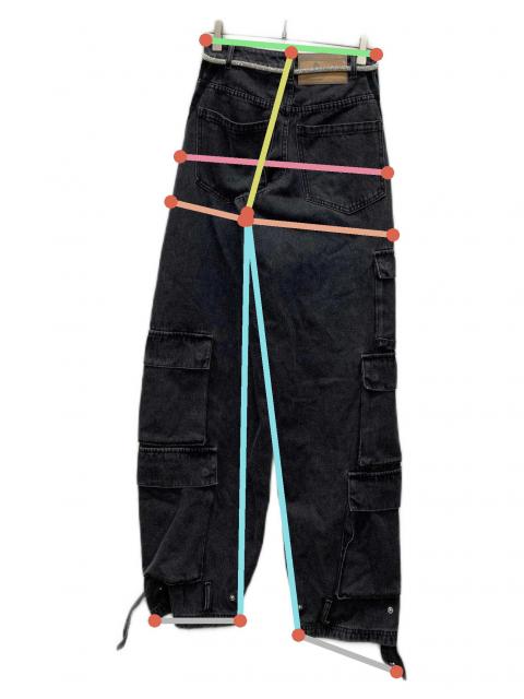 中古・古着通販】adidas (アディダス) Adilenium デニムカーゴパンツ