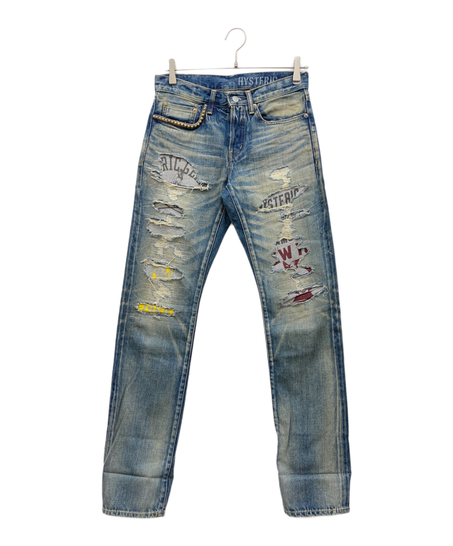 【SIZE 28】HYSTERIC GLAMOUR CPR加工デニムパンツ 中古・古着通販】Hysteric Glamour (ヒステリックグラマー) CPR加工