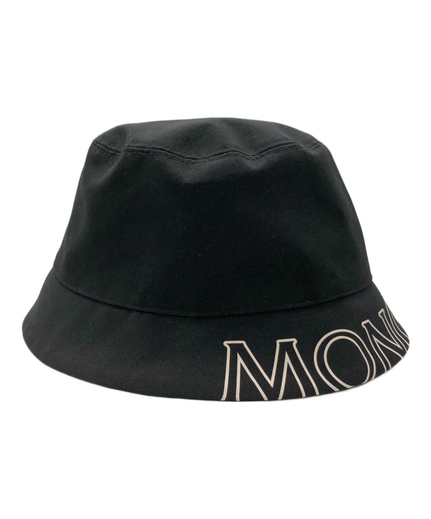 モンクレール　バケットハット　ブラック　M 中古・古着通販】MONCLER (モンクレール) バケットハット ブラック
