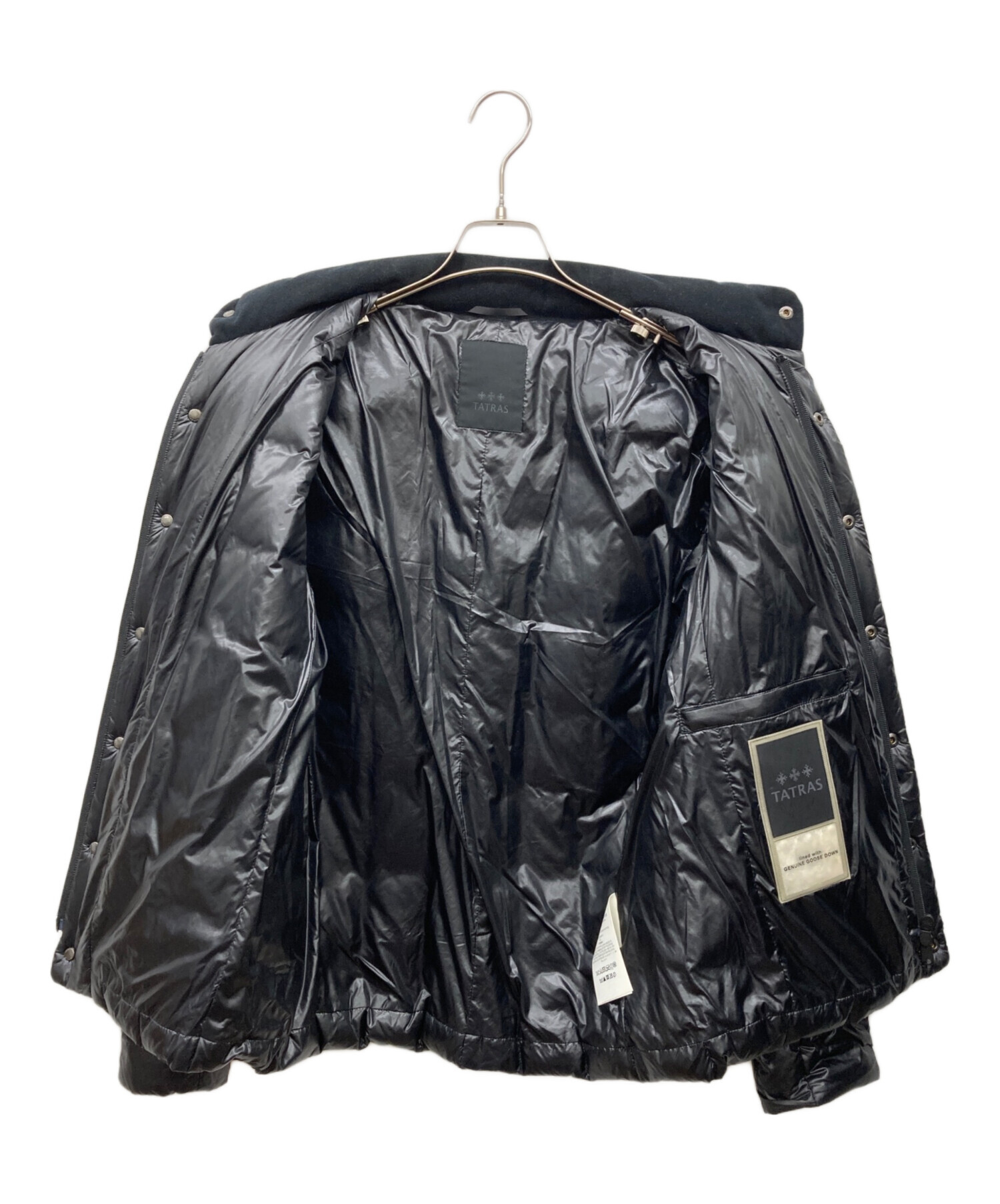 TATRAS タトラス 18SS アンスリウム ブロックキルト ライトダウン ジャケット ネイビー MTA18S4531 中古・古着通販】TATRAS (タトラス) アンスリウム ブロックキルト