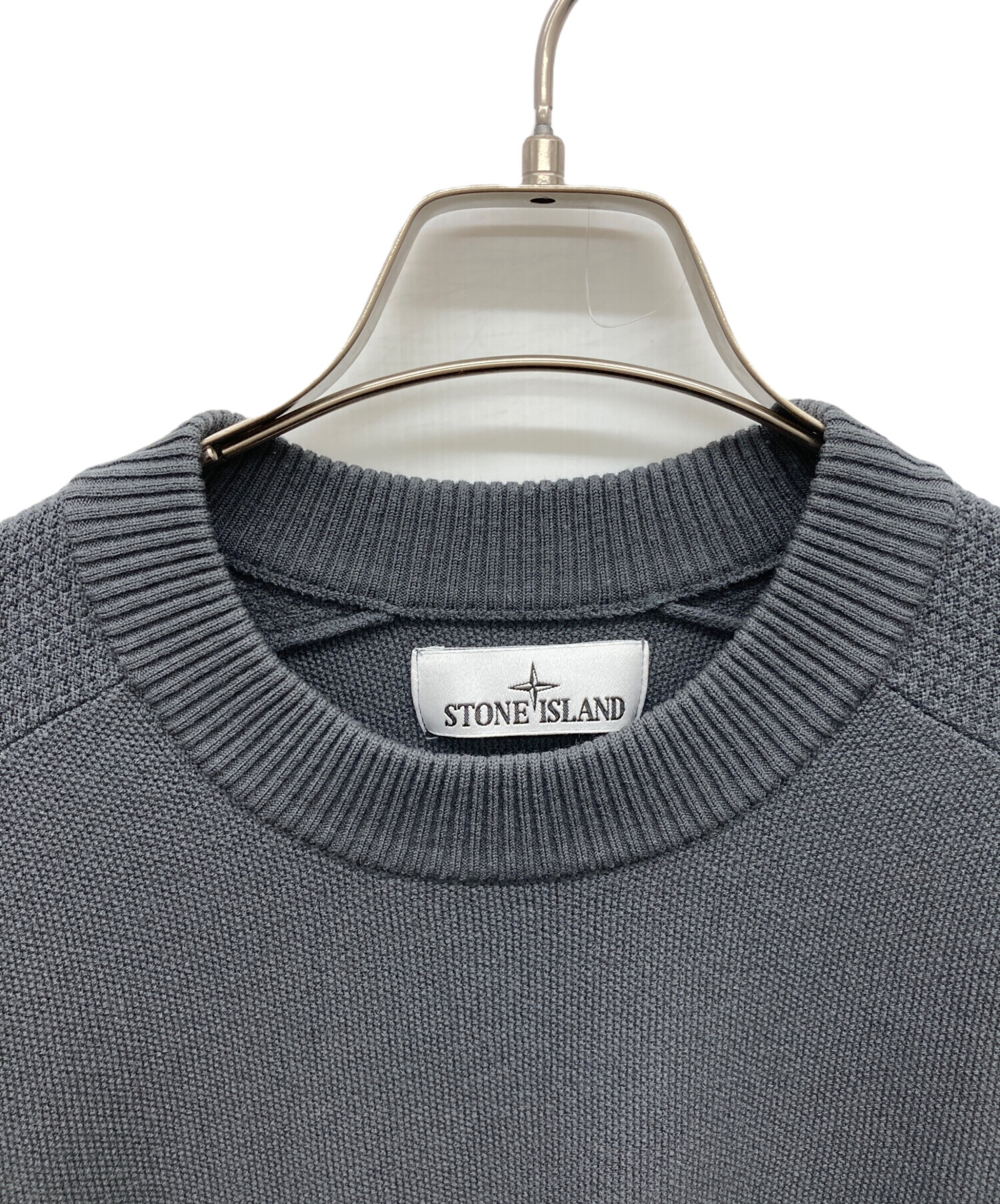 中古・古着通販】STONE ISLAND (ストーンアイランド) ロゴパッチニット