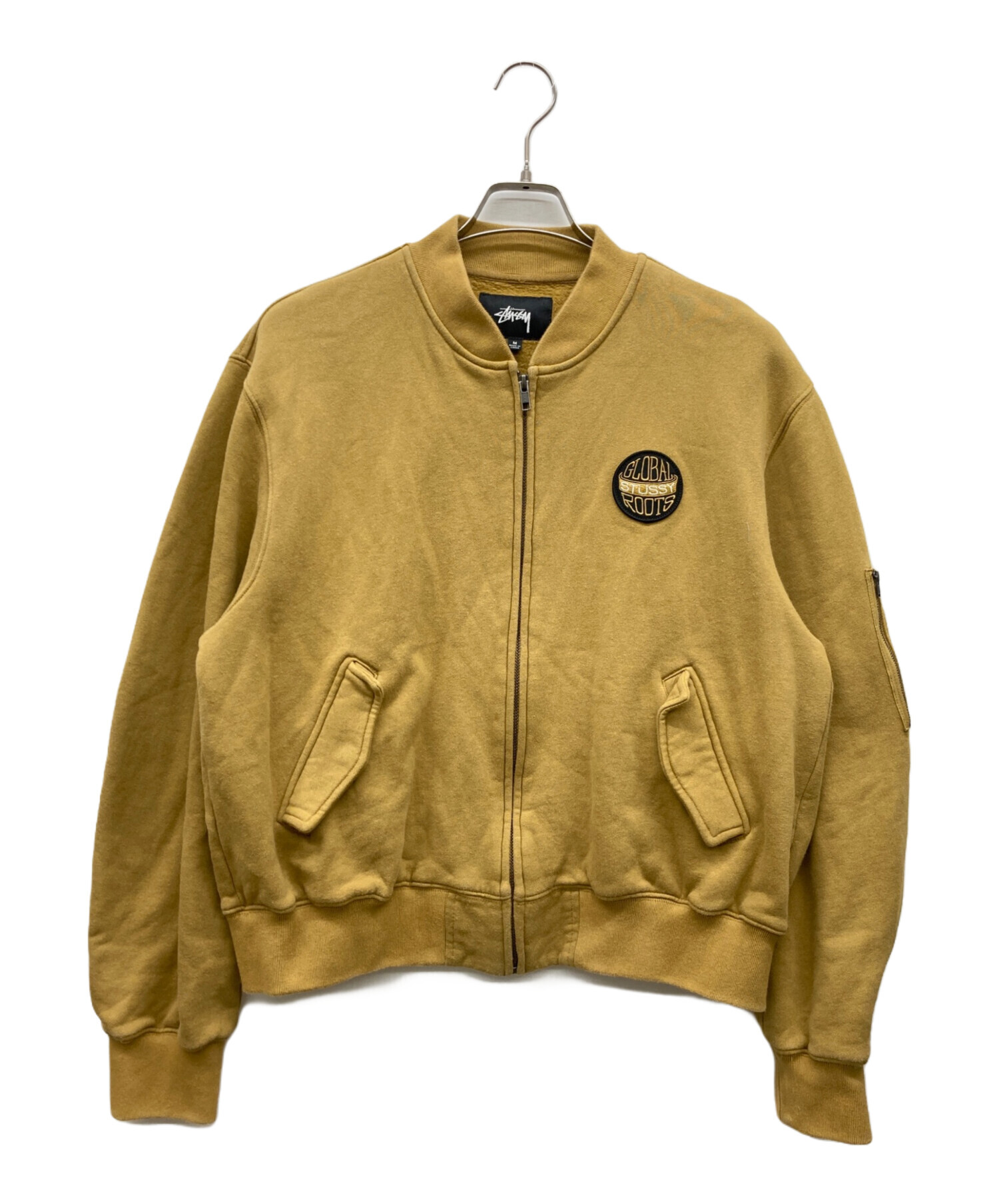 中古・古着通販】stussy (ステューシー) MA-1スウェットブルゾン 
