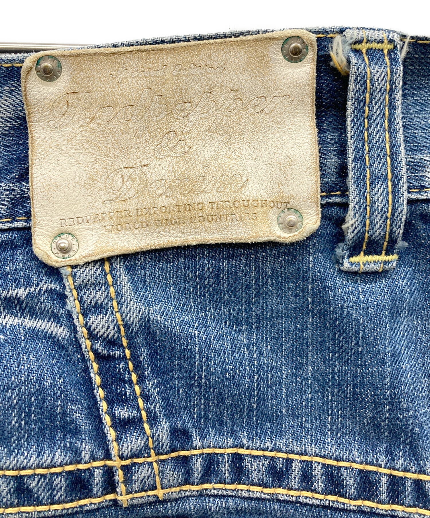 中古・古着通販】RED PEPPER (レッドペッパ) スパンコールフレアデニム