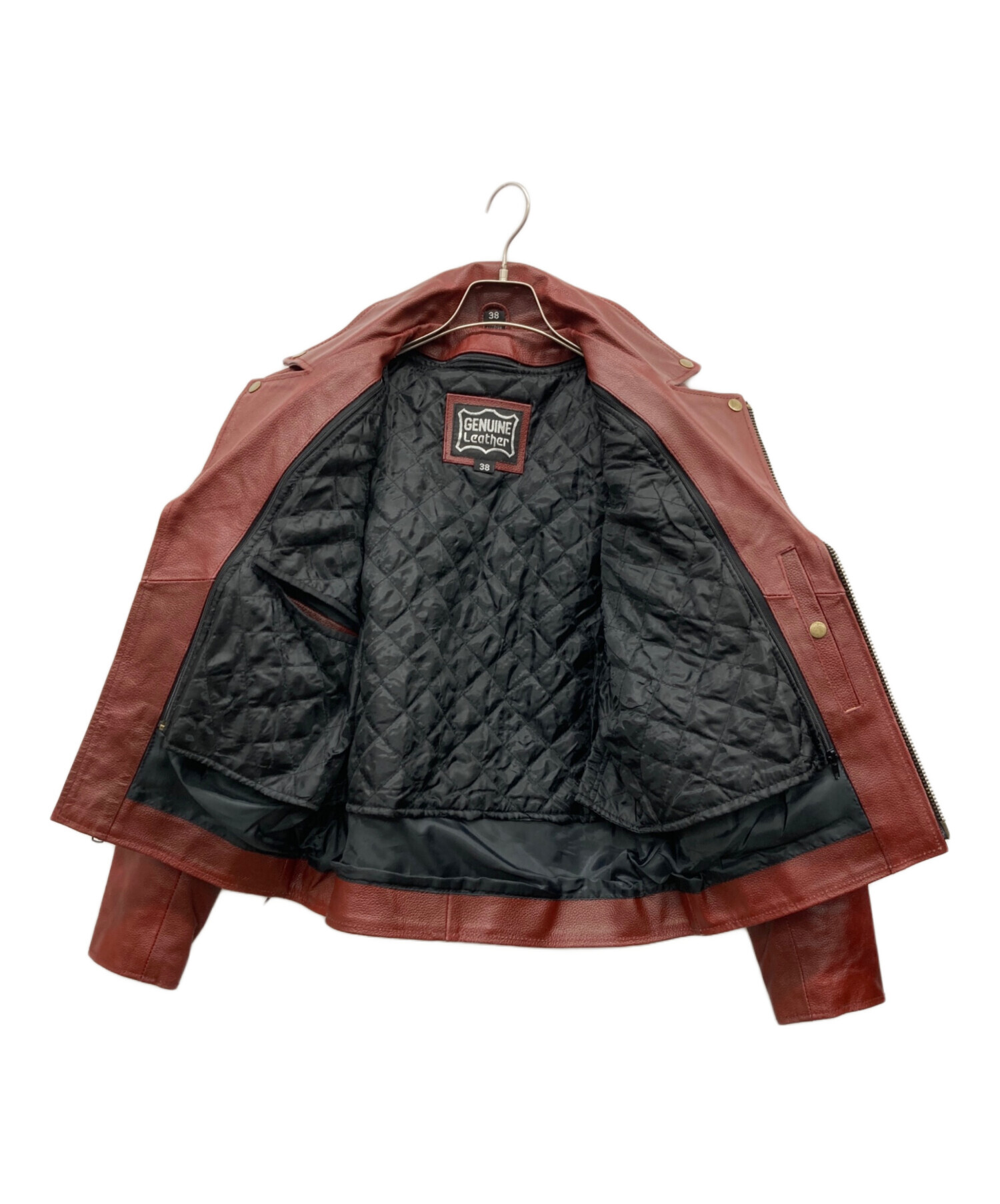 中古・古着通販】USED (ユーズド) レースアップダブルライダース