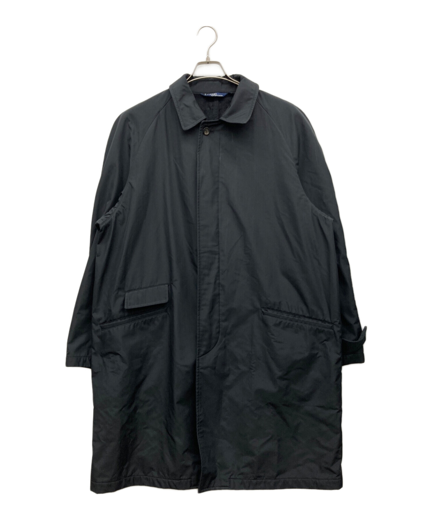 Ralph Lauren トレンチコート　ラルフローレン　XXL ブラック pw1258-01_1.jpg