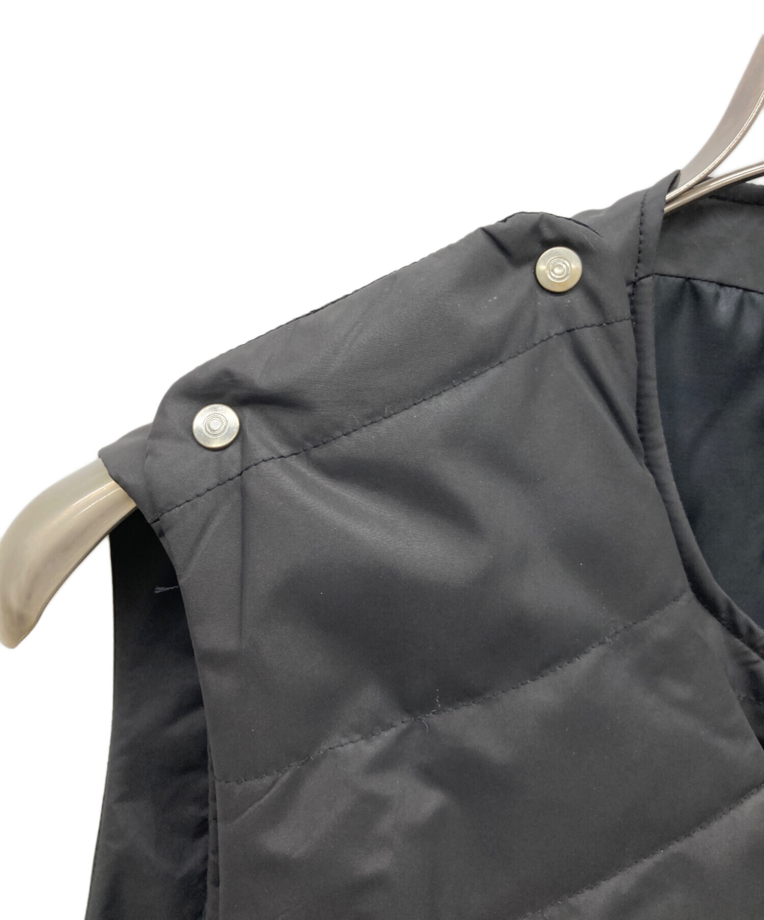 中古・古着通販】PARANOID (パラノイド) 中綿ナイロンベスト ブラック